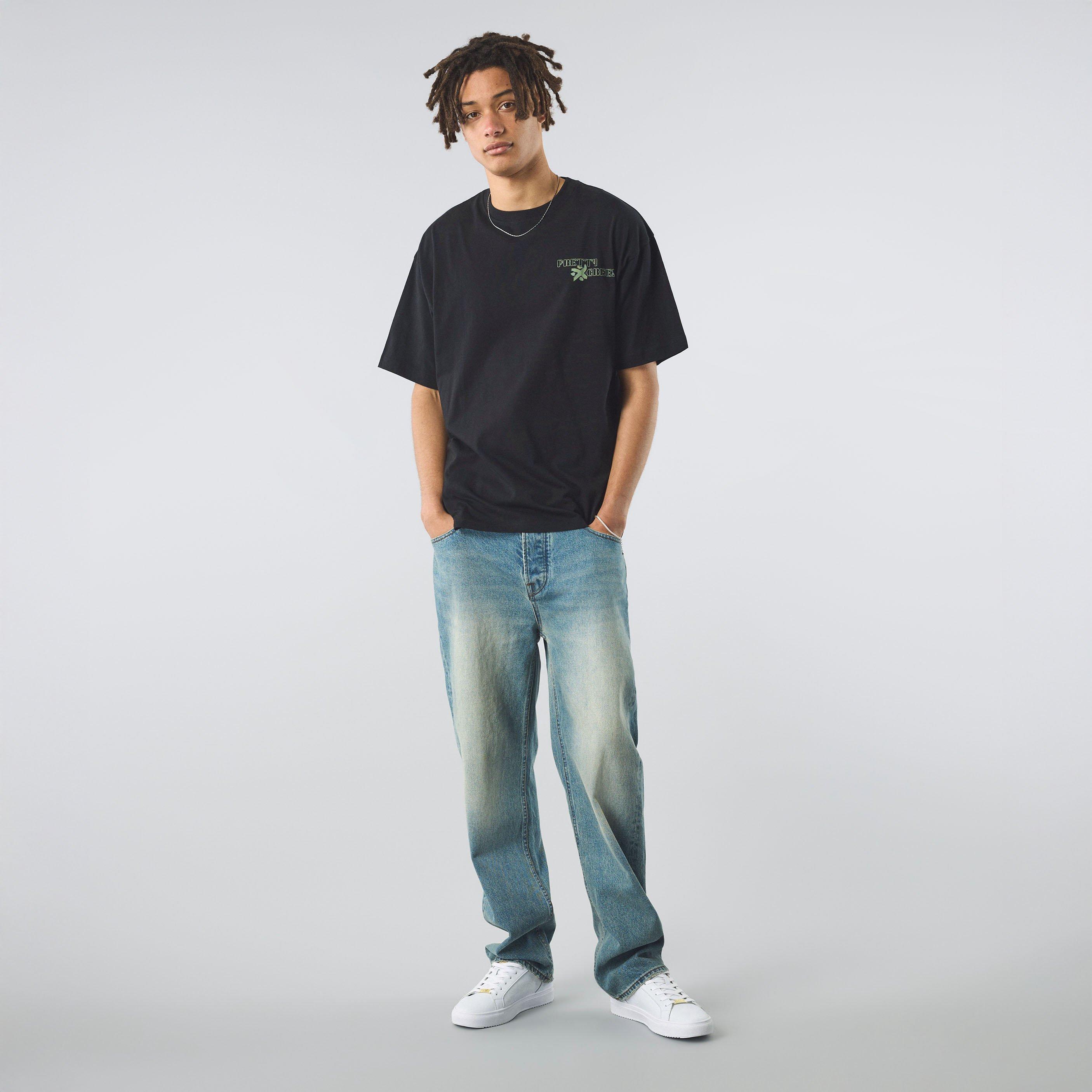 Zwart - Pretty Green - Men's Scorpio Rising Regular Fit T-Shirt - 2