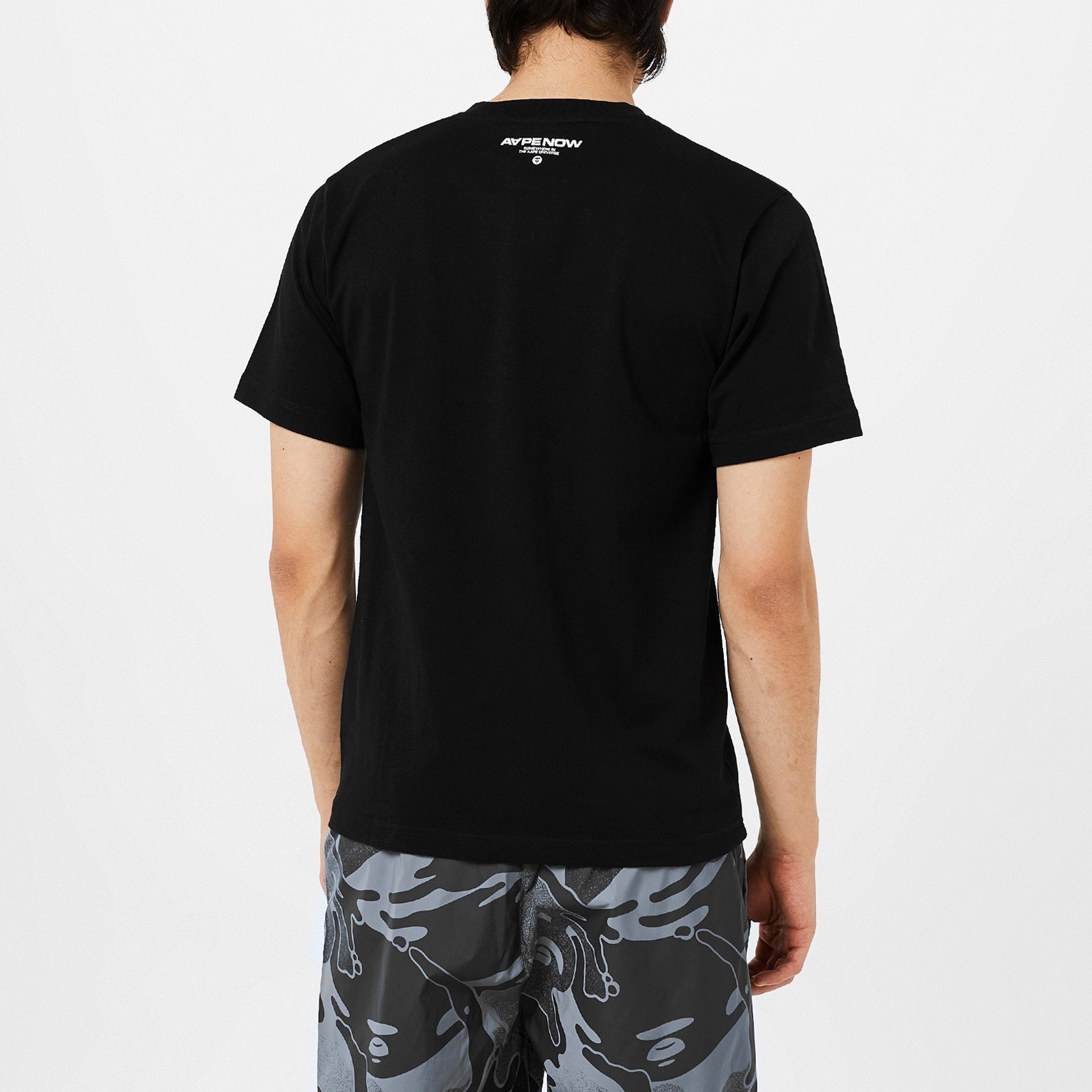 Black BKX - AAPE - Logo Patch T-Shirt - 4
