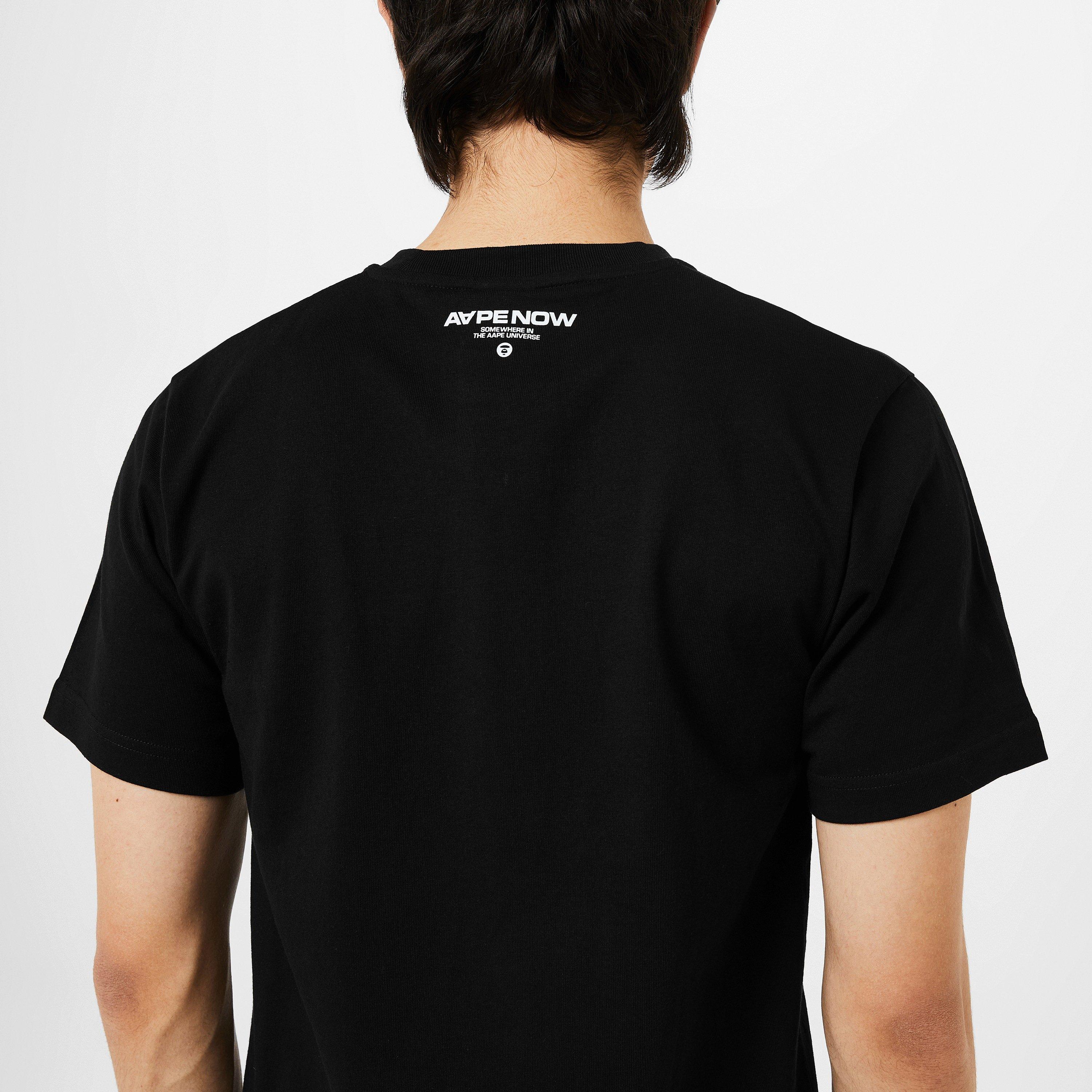 Black BKX - AAPE - Logo Patch T-Shirt - 5
