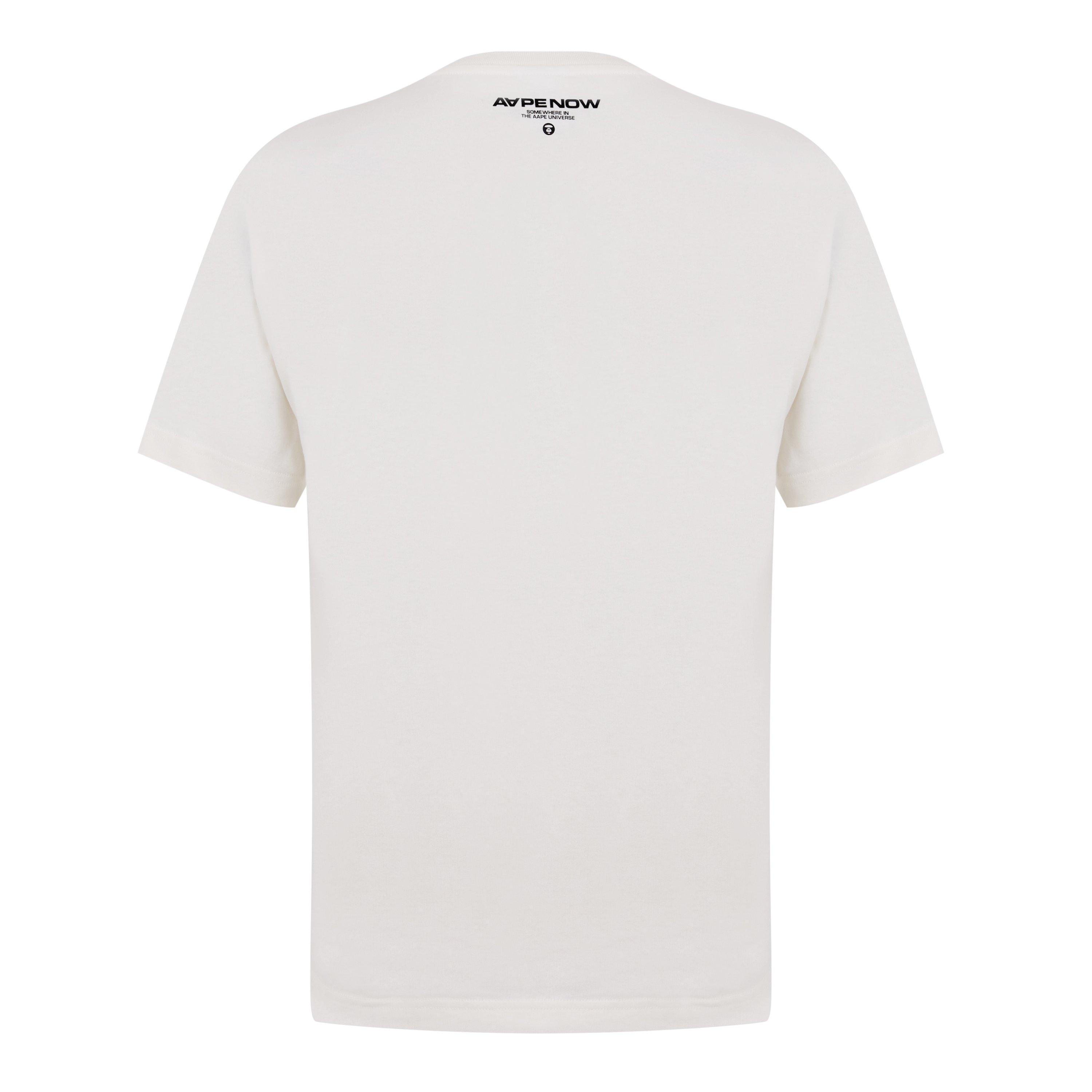 Ivory IVX - AAPE - Logo Patch T-Shirt - 8