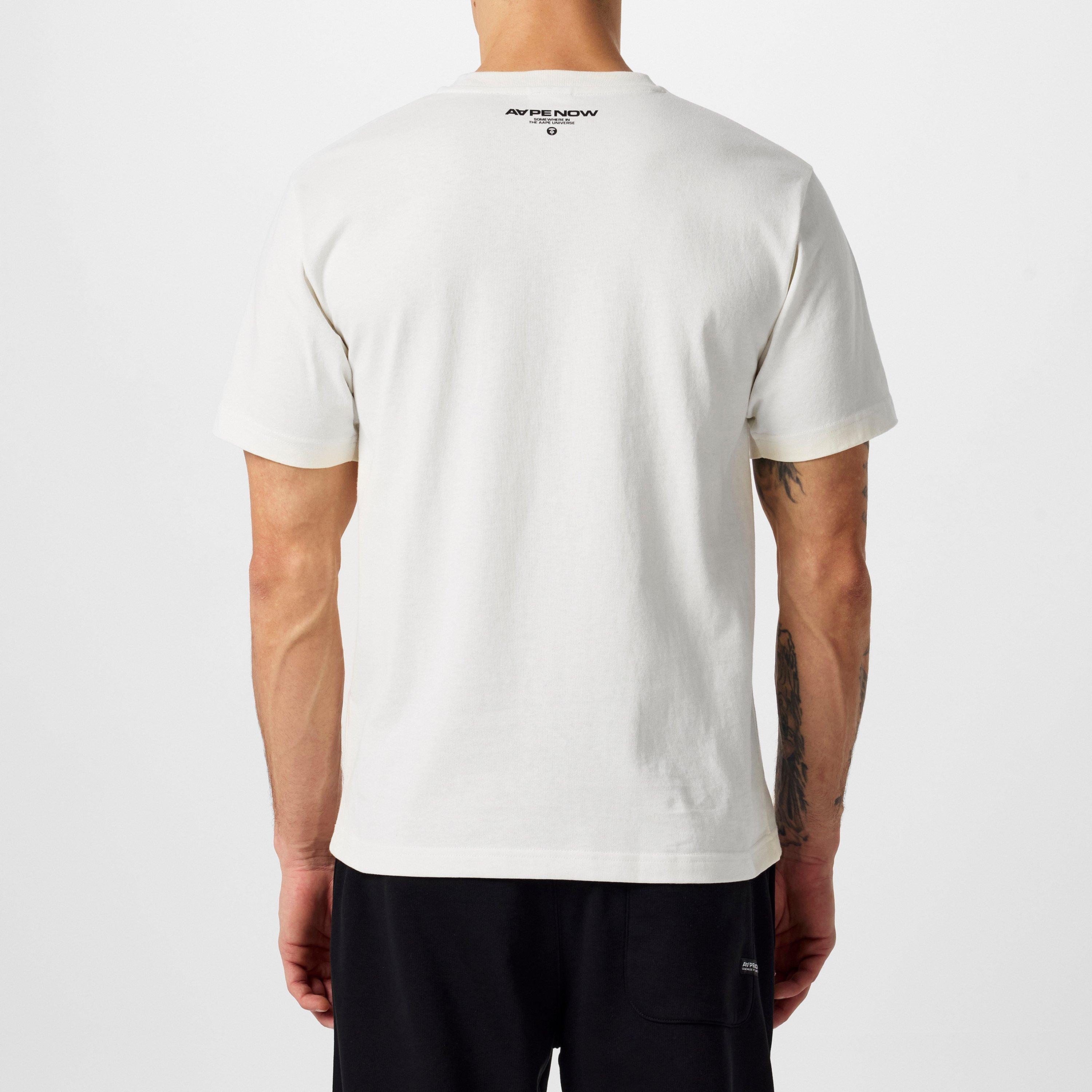 Ivory IVX - AAPE - Logo Patch T-Shirt - 4