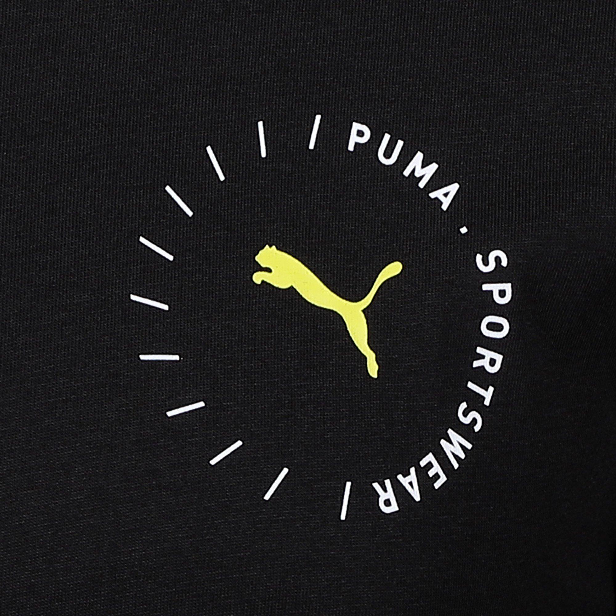 Black - Puma - Graphic T-Shirt Mens - 3