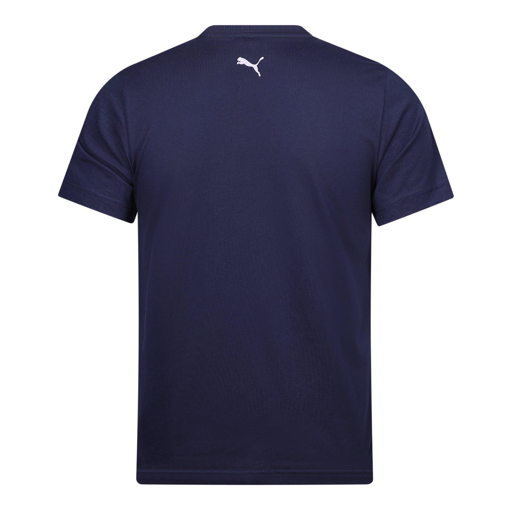 Navy - Puma - Graphic T-shirt Mens - 2