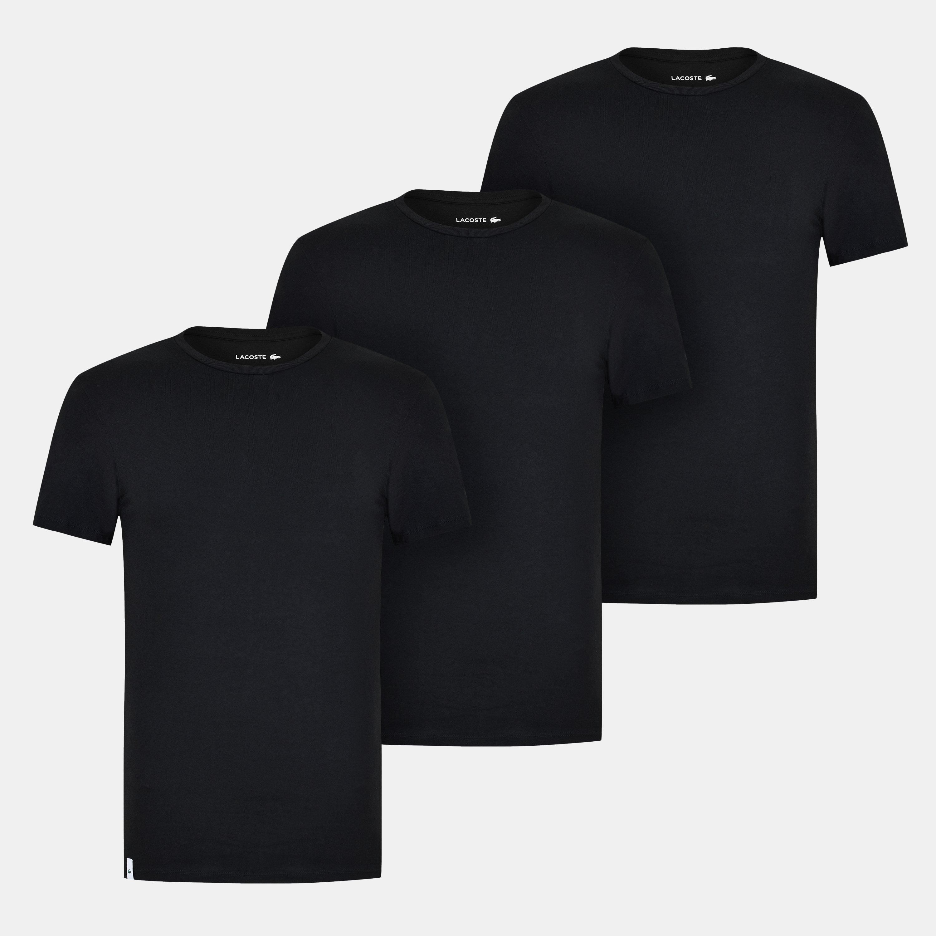 Black - Lacoste - Men's Regular Fit T-Shirt - 1