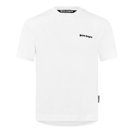 Palm Angels Embroidered Logo T Shirt