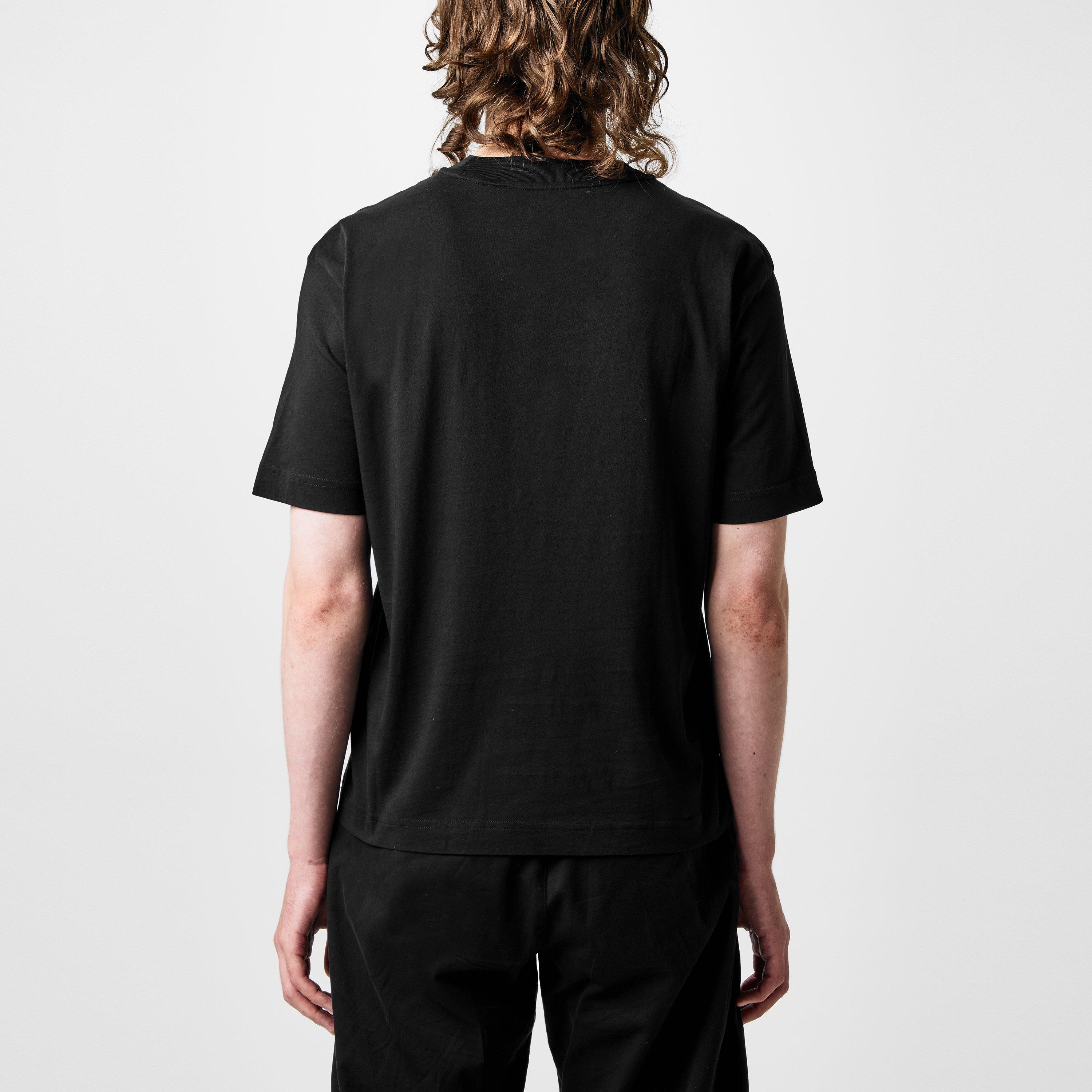Black - Palm Angels - Embroidered Logo T-Shirt - 4