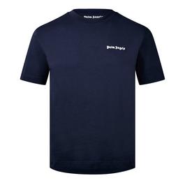 Palm Angels Embroidered Logo T Shirt