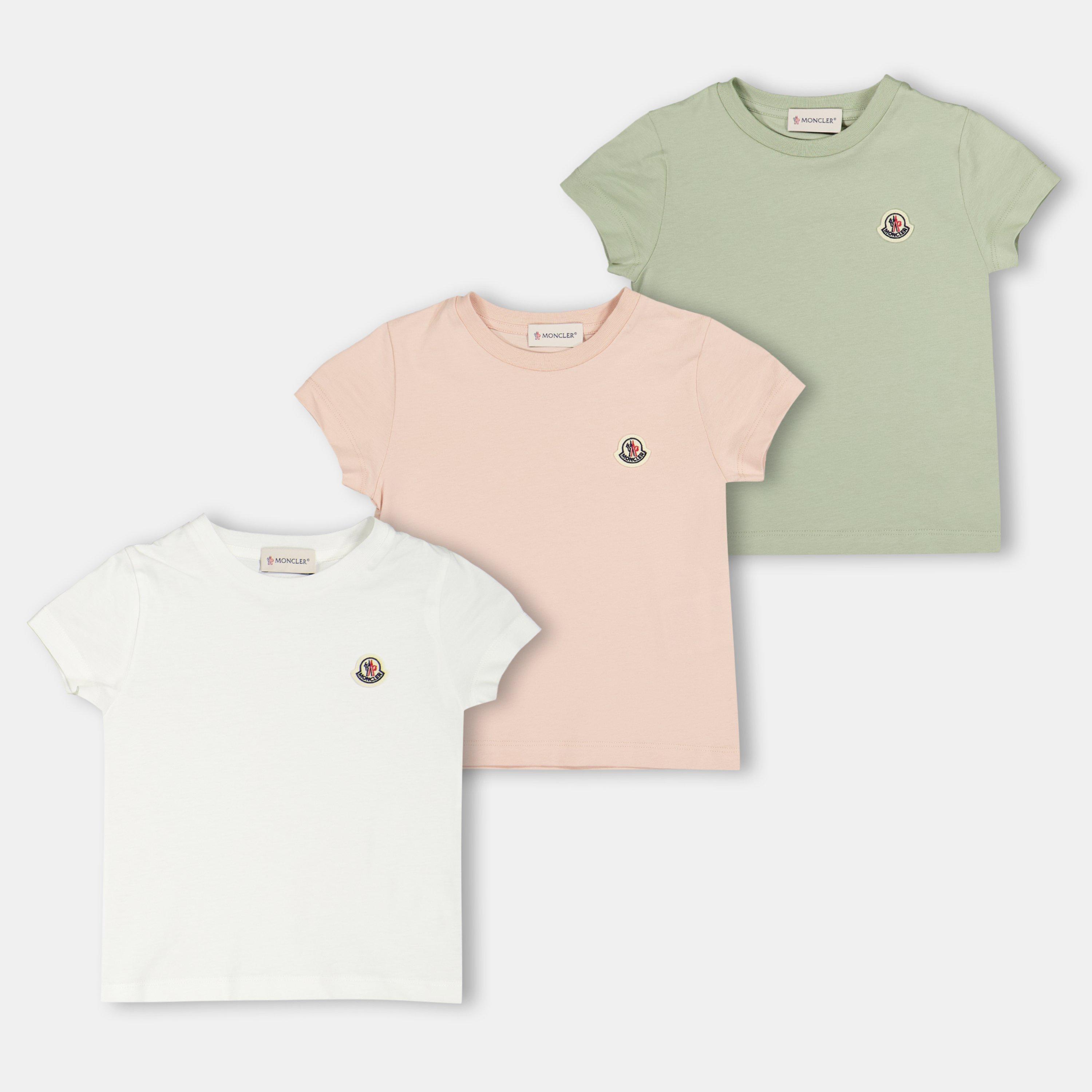 Moncler Kids' Crew Neck T-Shirt - 3P6 - Size 4Y