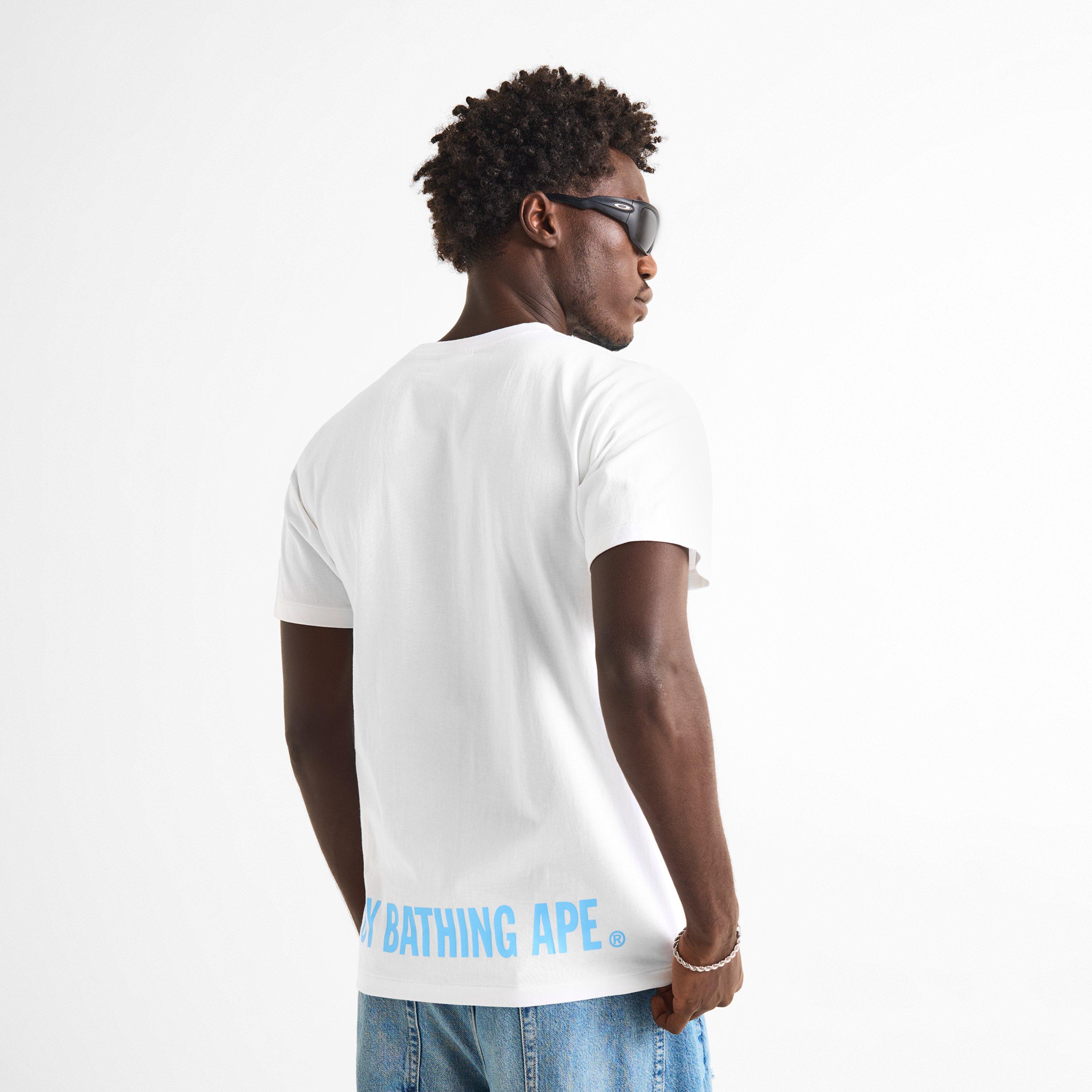 A BATHING APE BAPE STA バックプリントTシャツ ホワイト Bape | Men's Face STA Cotton Short-Sleeve T-Shirt | Flannels