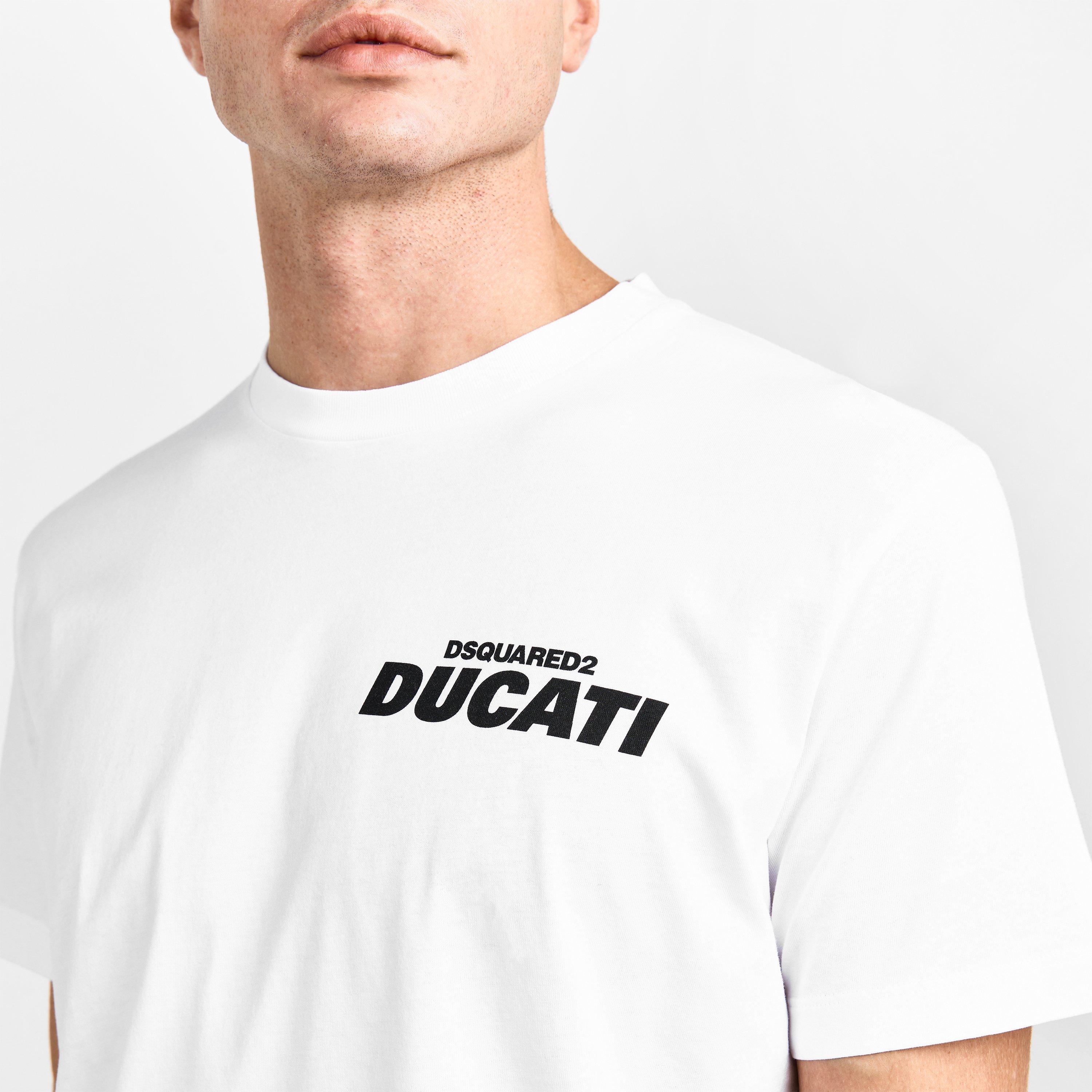 White - DSquared2 - Men's Slim Fit T-Shirt - 5
