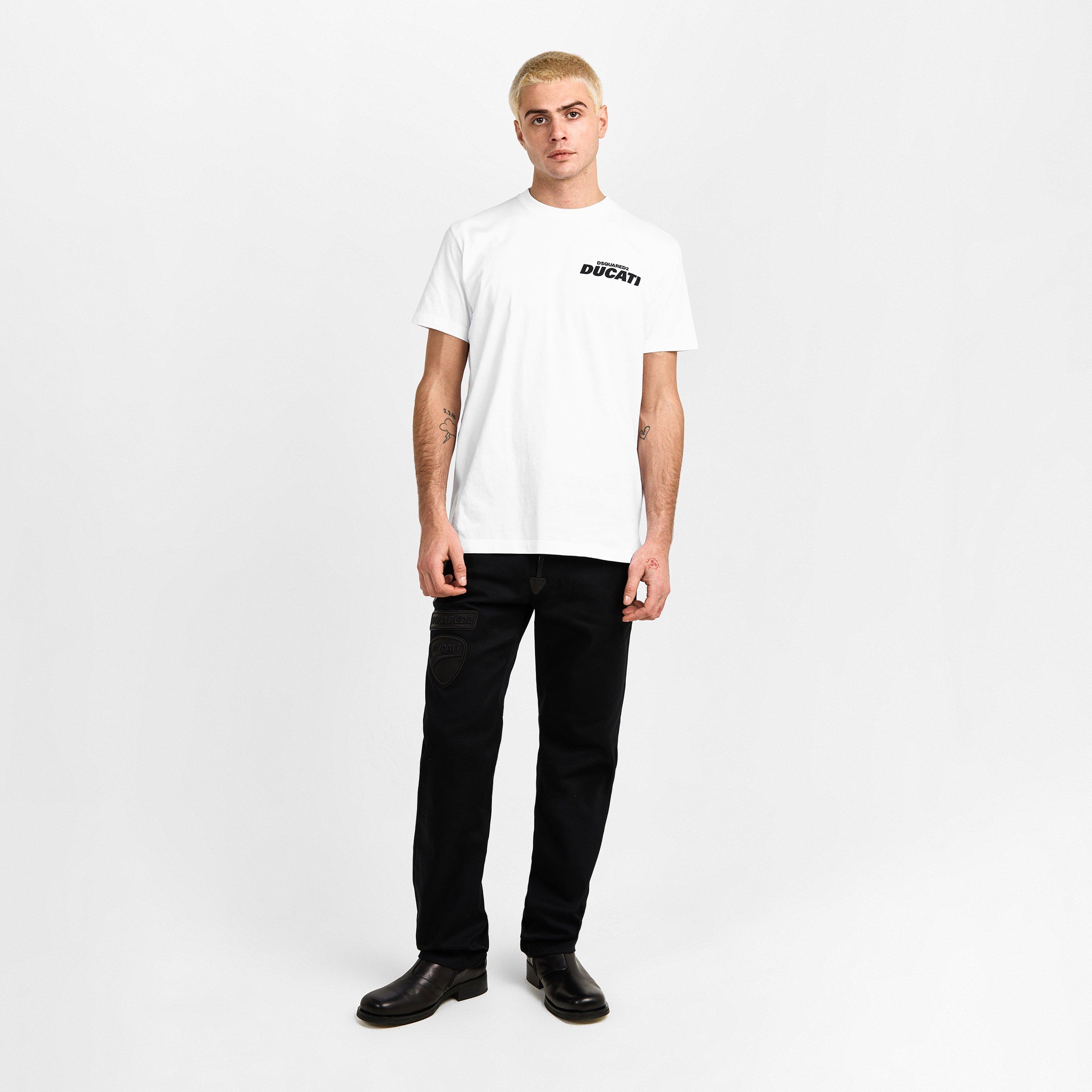 White - DSquared2 - Men's Slim Fit T-Shirt - 6