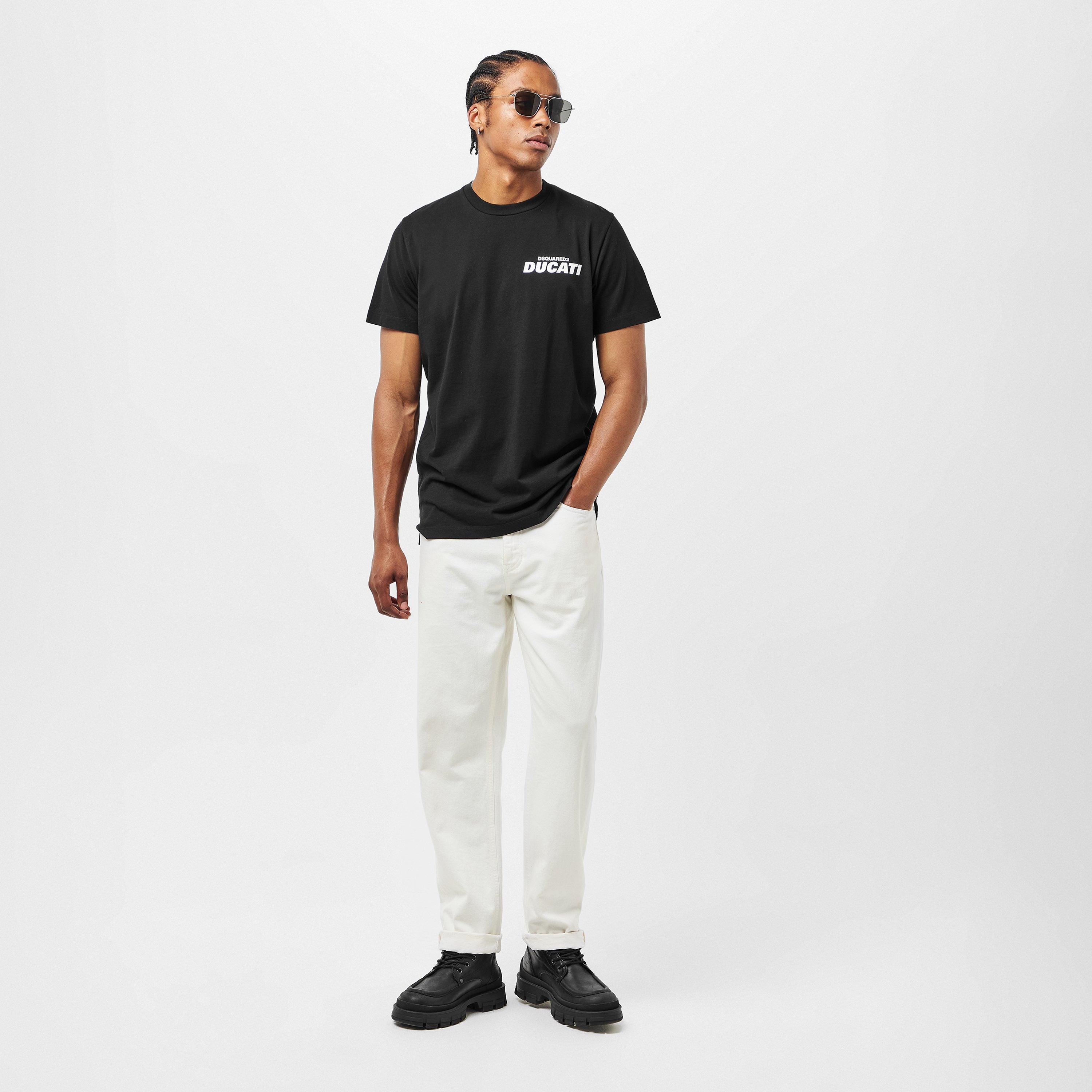 Black - DSquared2 - Men's Slim Fit T-Shirt - 6
