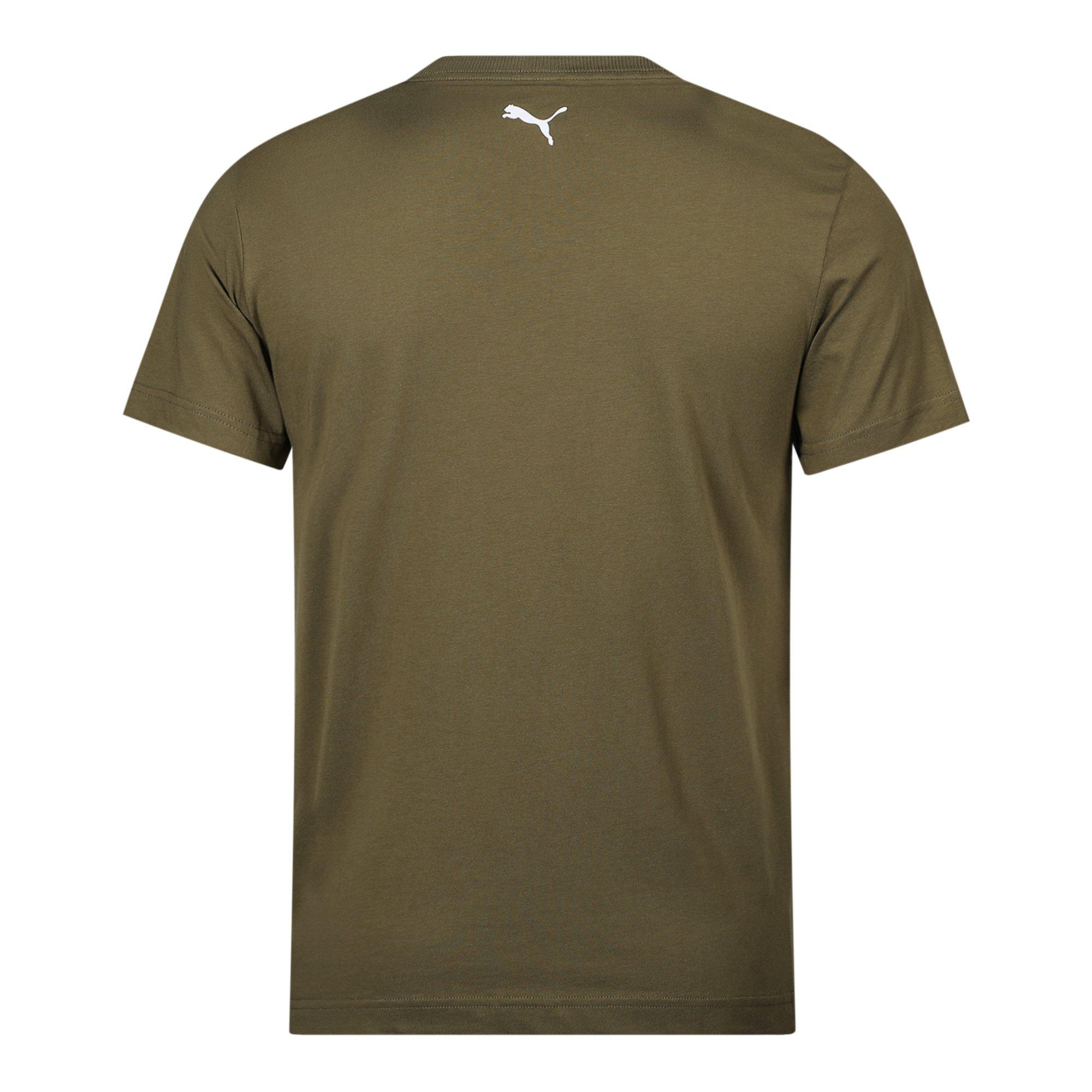 Olive Drab - Puma - Graphic T-Shirt Mens - 2