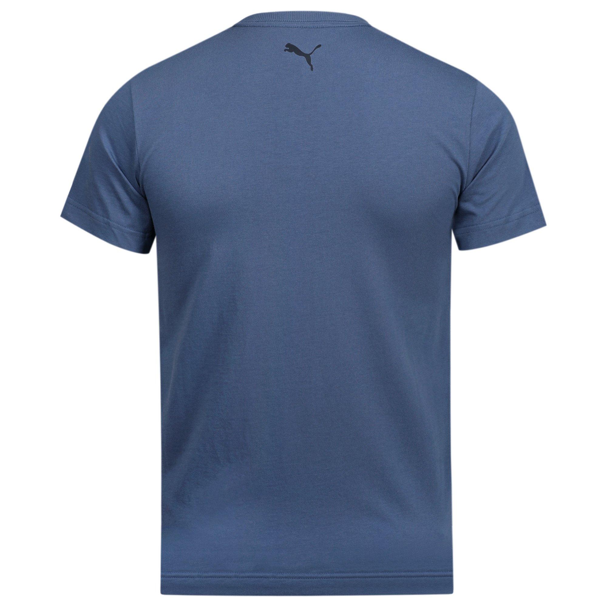 Inky Blue - Puma - Graphic T-Shirt Mens - 2