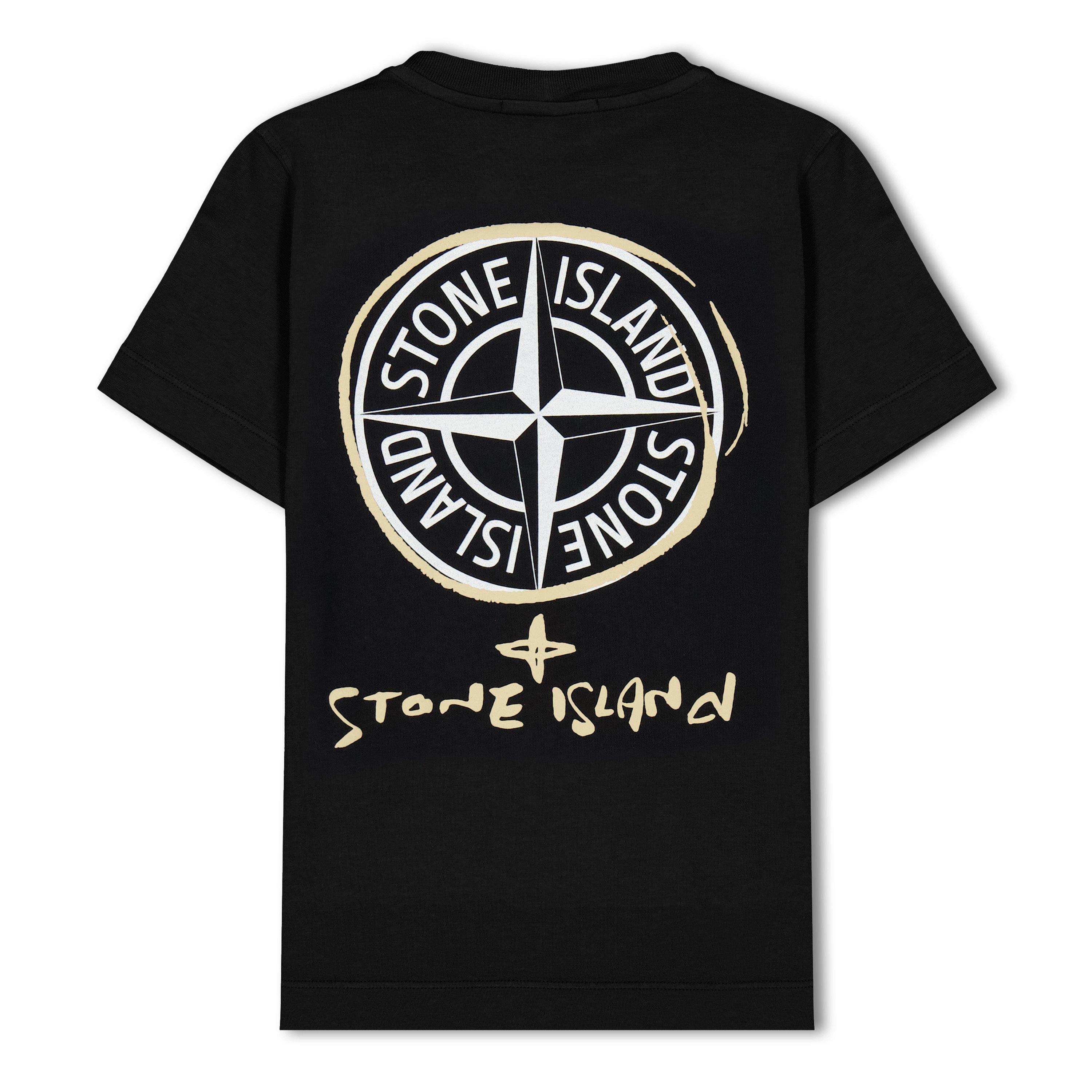 Black V0029 - Stone Island - Kids' Graphic T-Shirt - 2