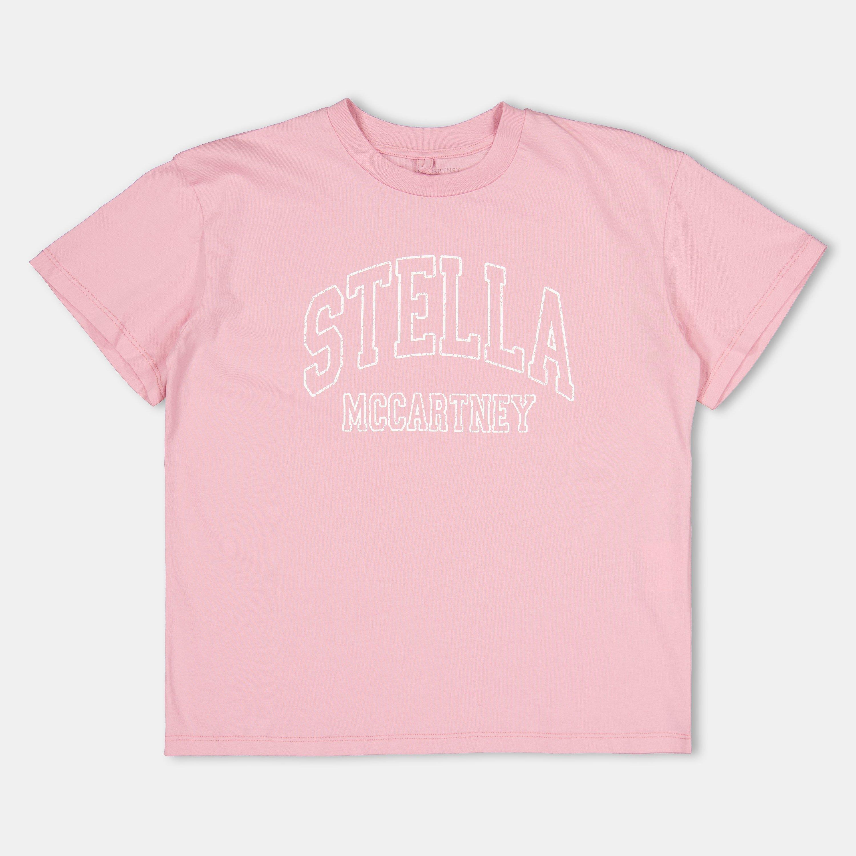 Stella Mccartney Girls Kids' Logo T-Shirt - Pink 51L - 14Y