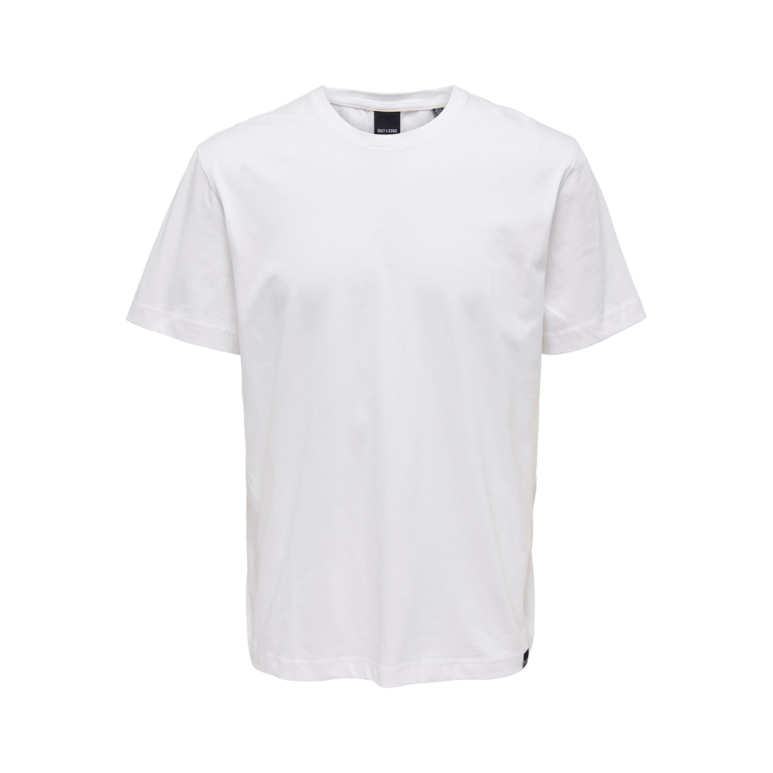 Bianco - Only and Sons - Max Life Regular Fit Short-Sleeve T-Shirt - 4