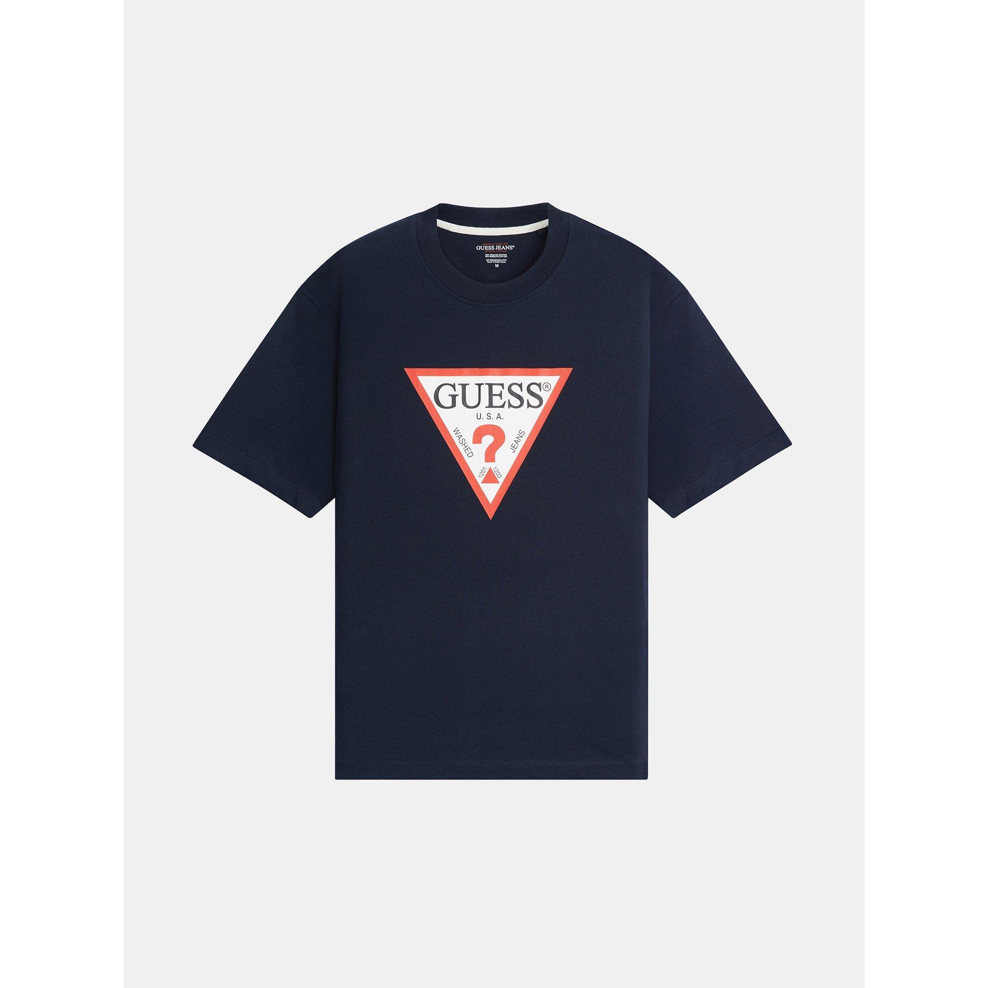 Guess Men's Jeans Iconic Tee - Ocean A71w - X Large