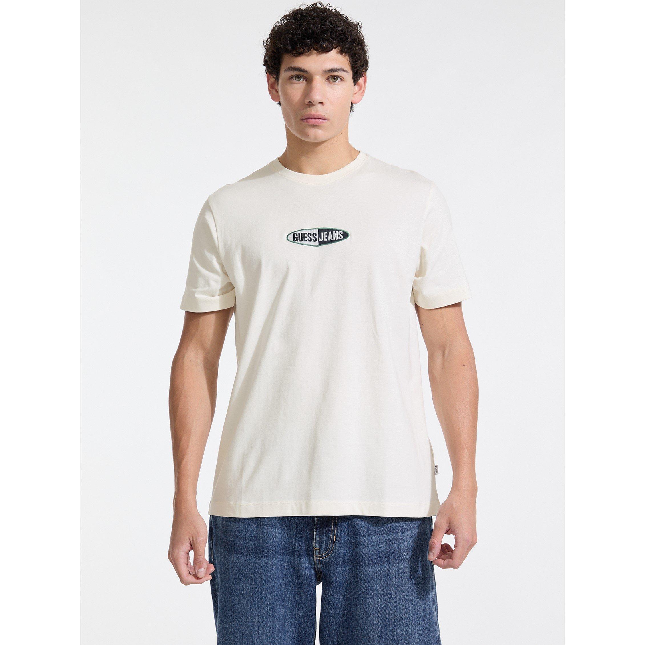 White G054 - Guess - Men's Small Logo T-Shirt - 1