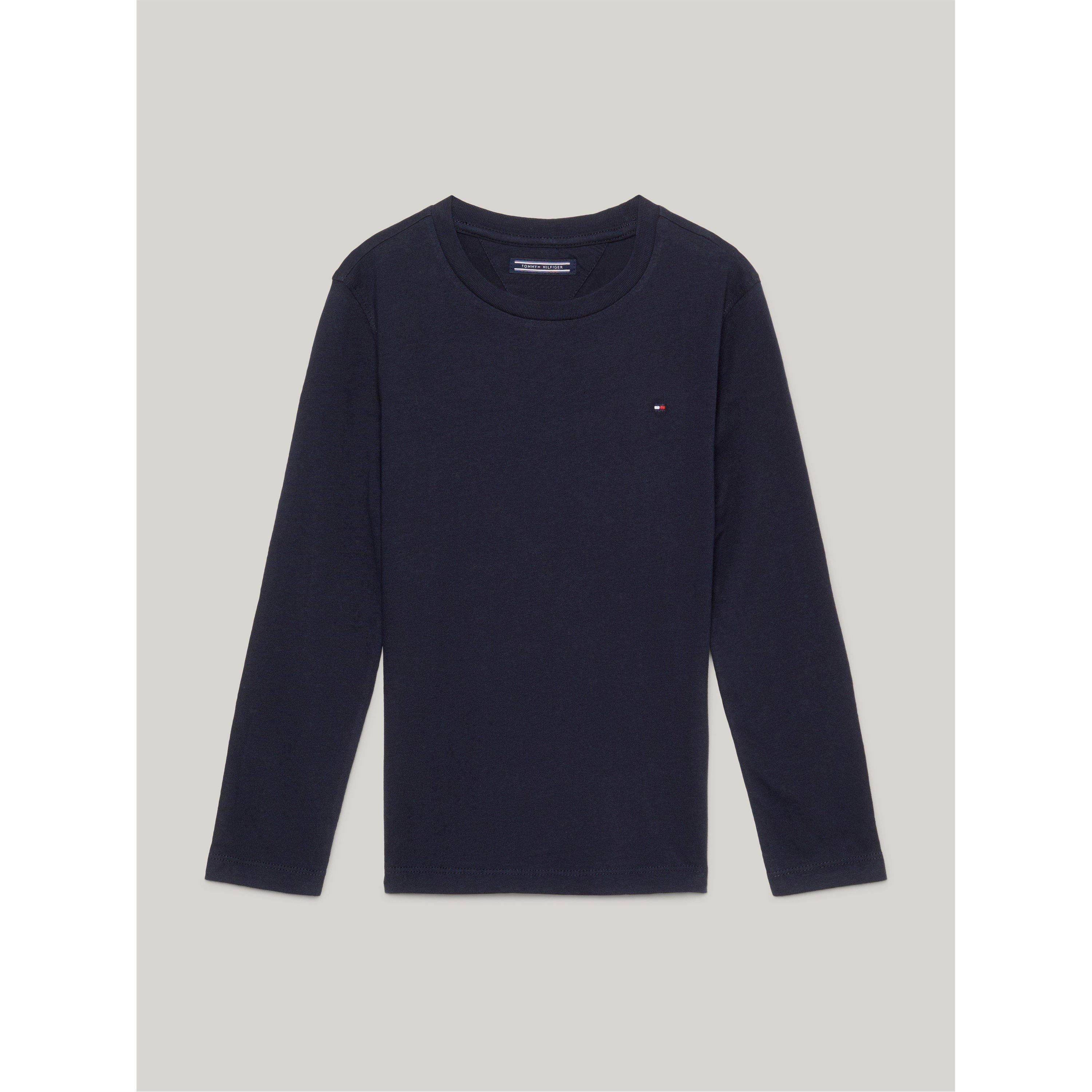 Sky Captain - Tommy Hilfiger - Kids' Cotton Long-Sleeve Regular Fit T-Shirt - 5