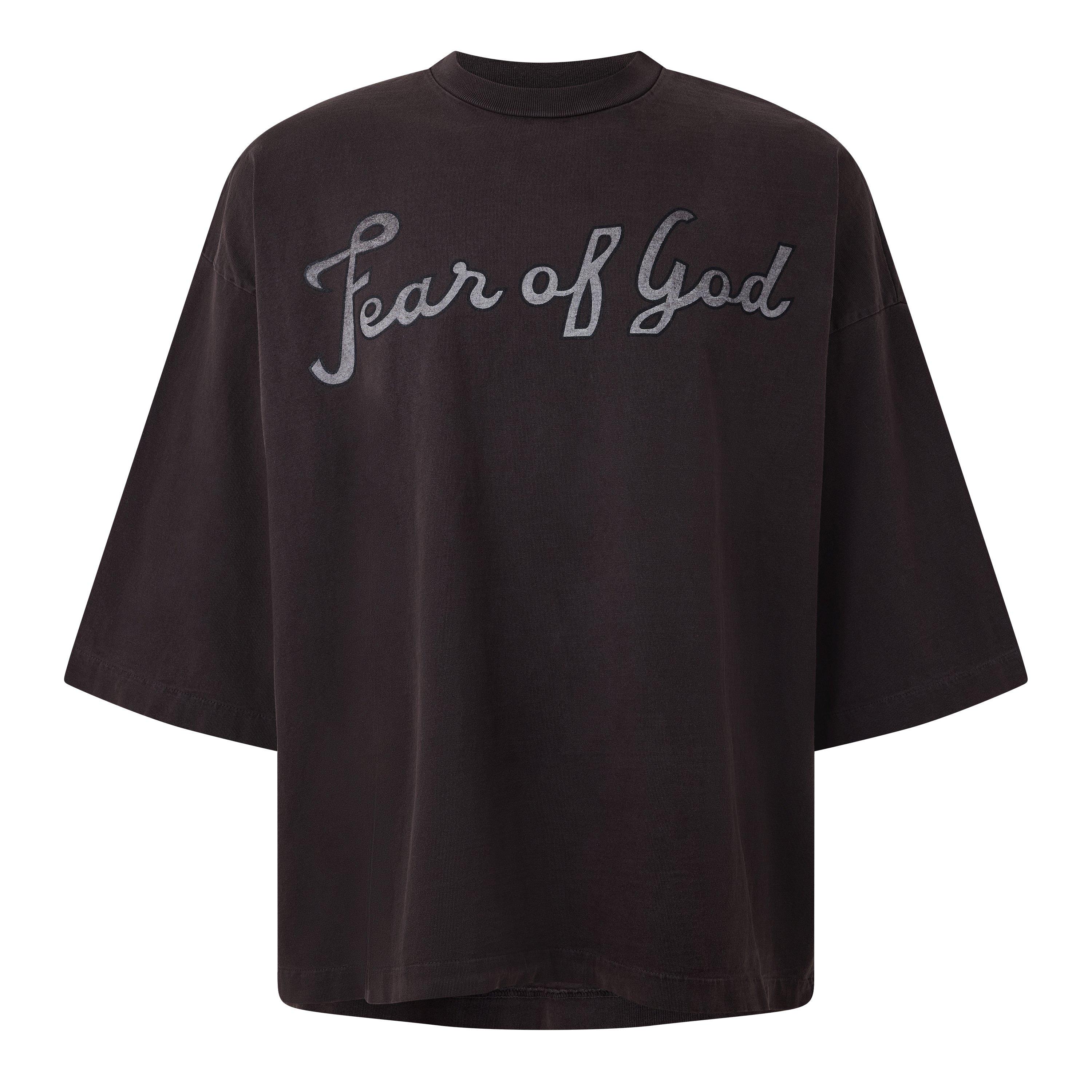 Faded Black - Fear Of God - Men's Oversized T-Shirt - 1