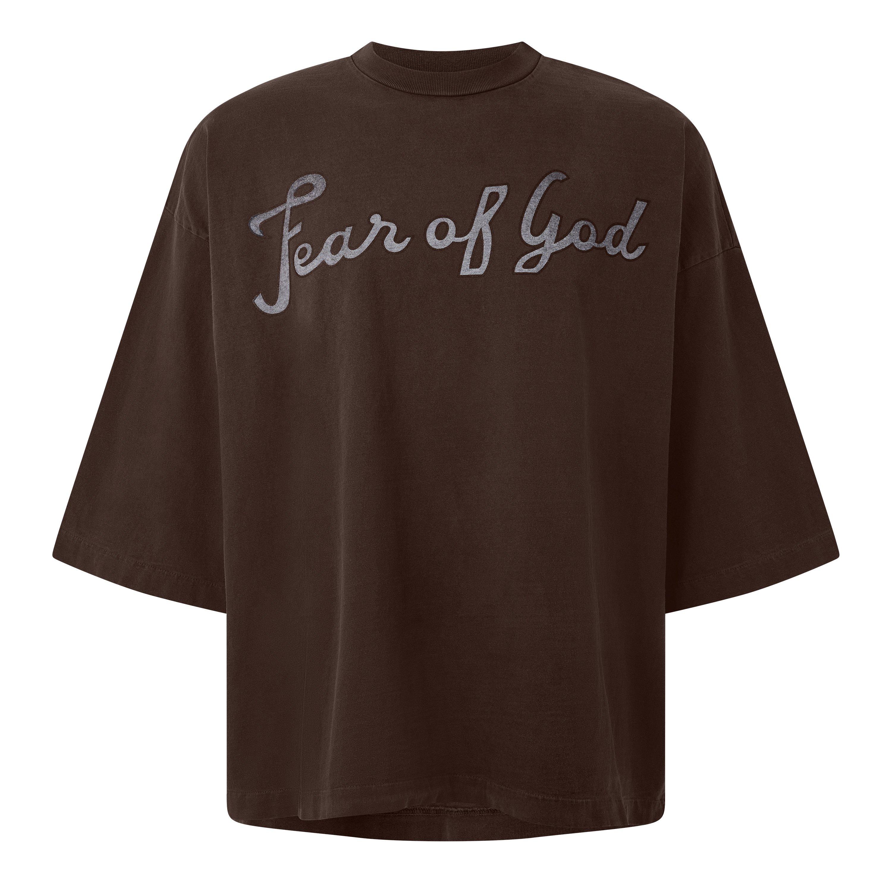 Faded Black - Fear Of God - Men's Oversized T-Shirt - 1