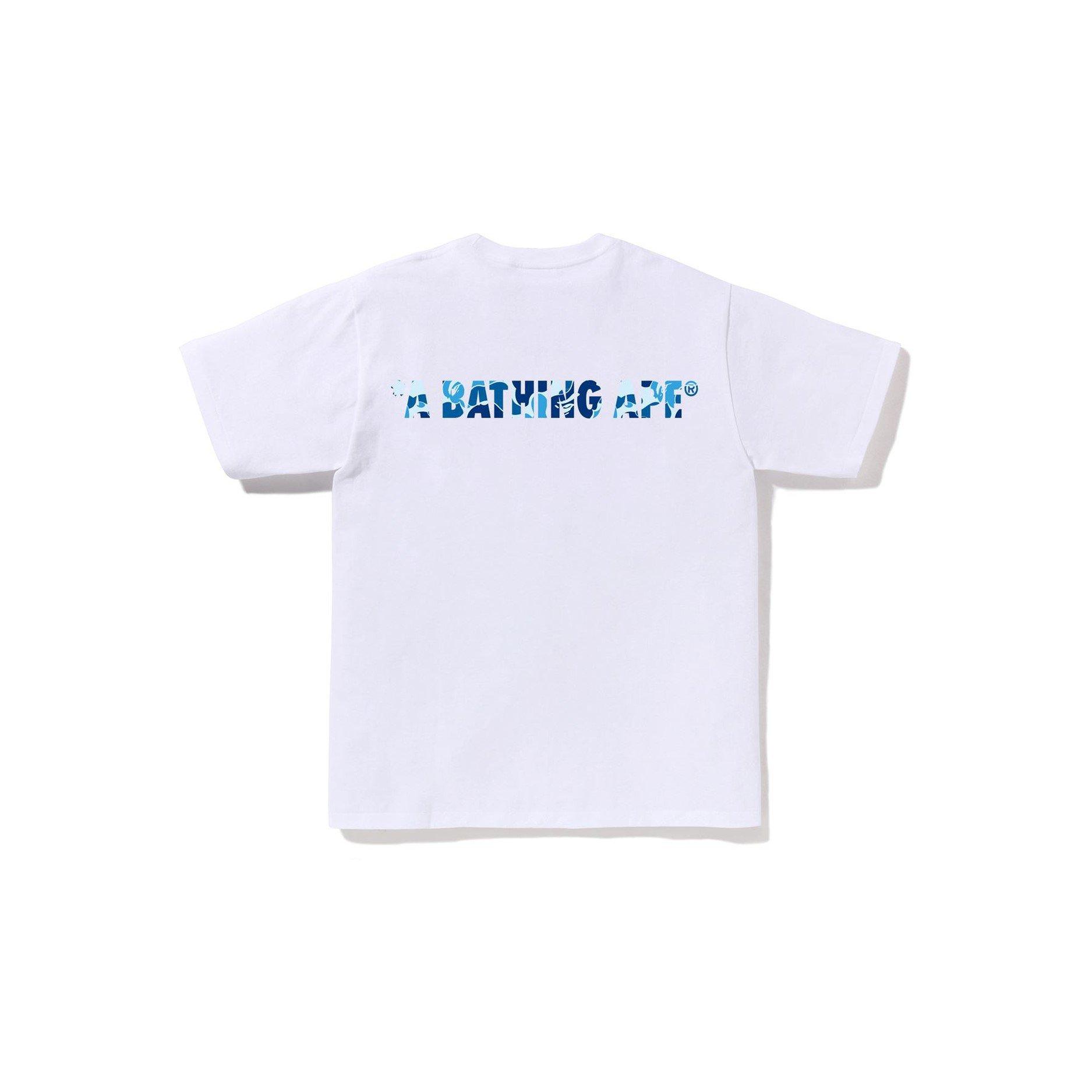 White/Blue Cam - A Bathing Ape - Bape 1 Point Tee Sn63 - 2