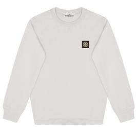 Stone Island Boys Long Sleeve Badge T Shirt