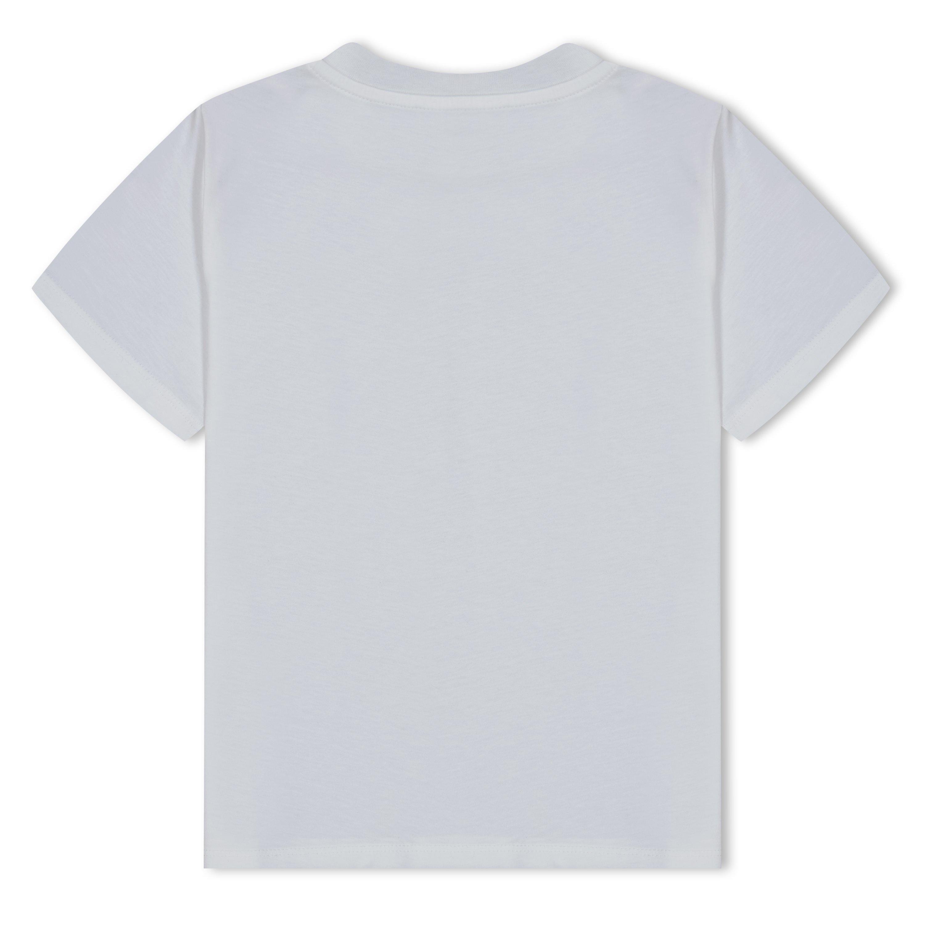 Wht/Blue 100NE - Balmain - Logo T-Shirt Junior - 2