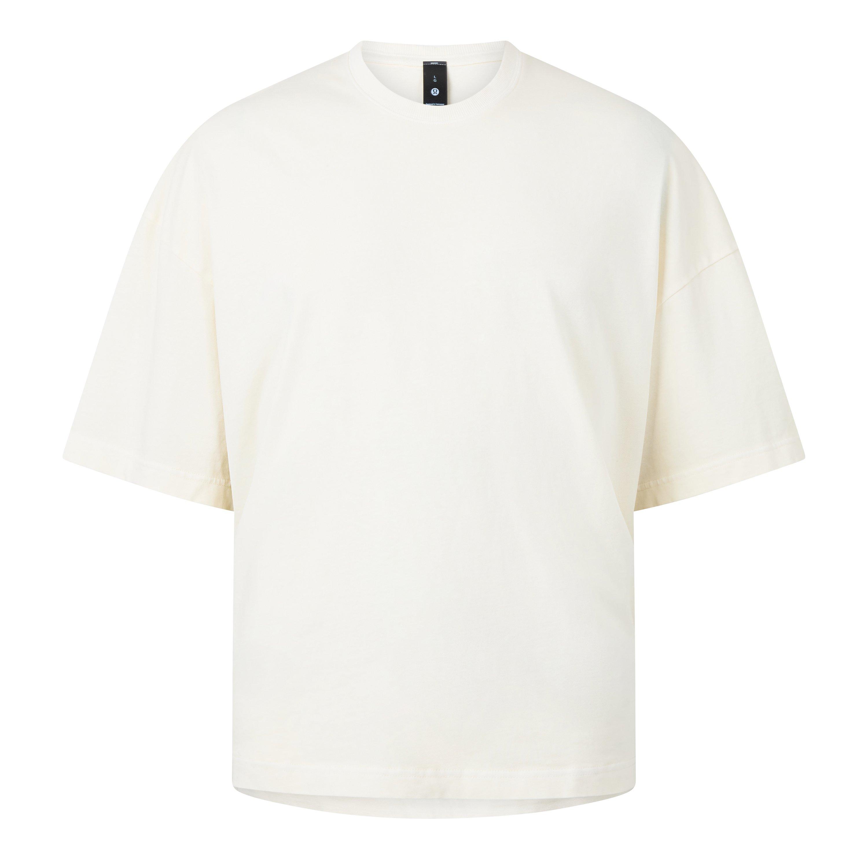 Coconut Ivory - Lululemon - LLM Boxy Tee Sn63 - 1