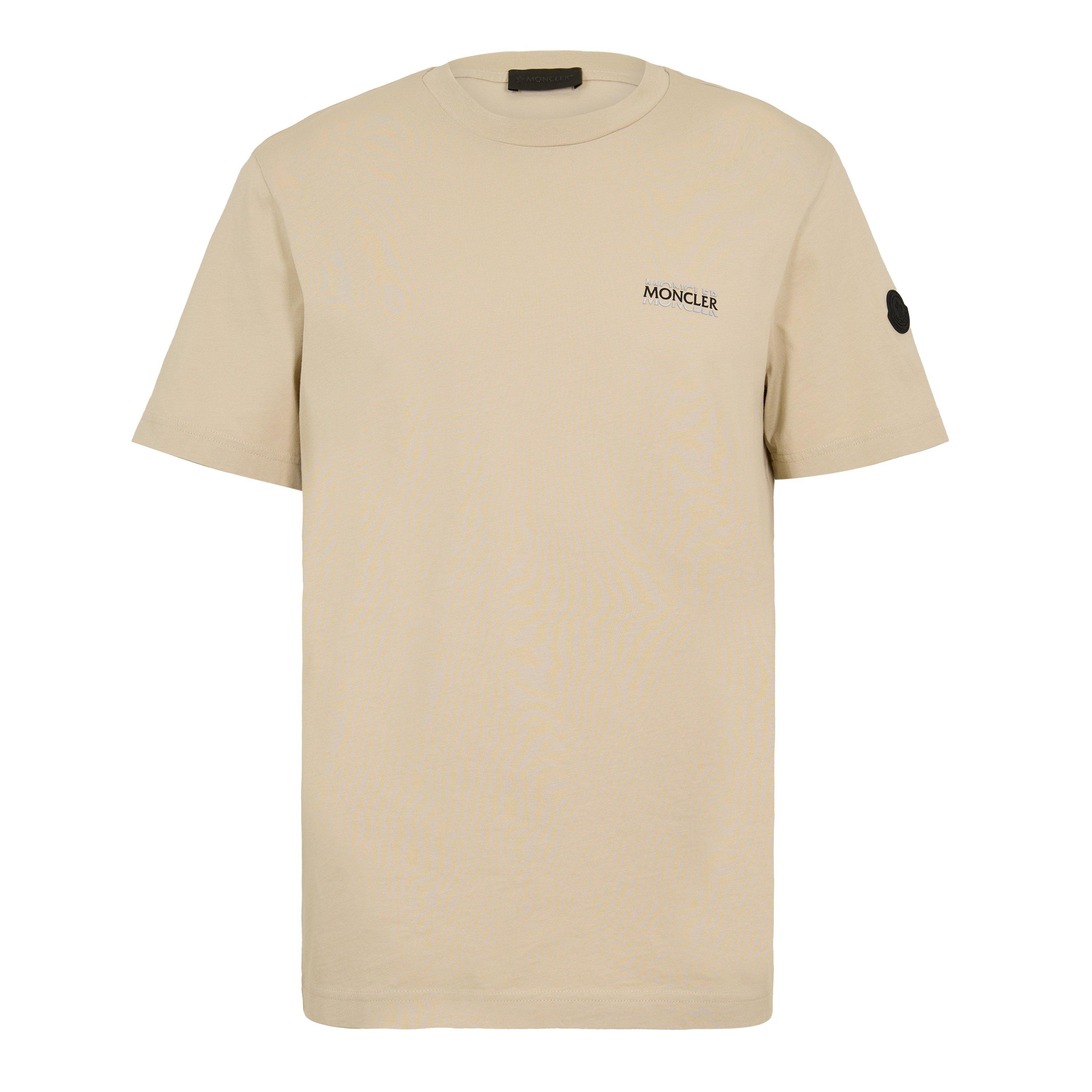 Moncler Men's MB T-Shirt - Beige 216 - XL