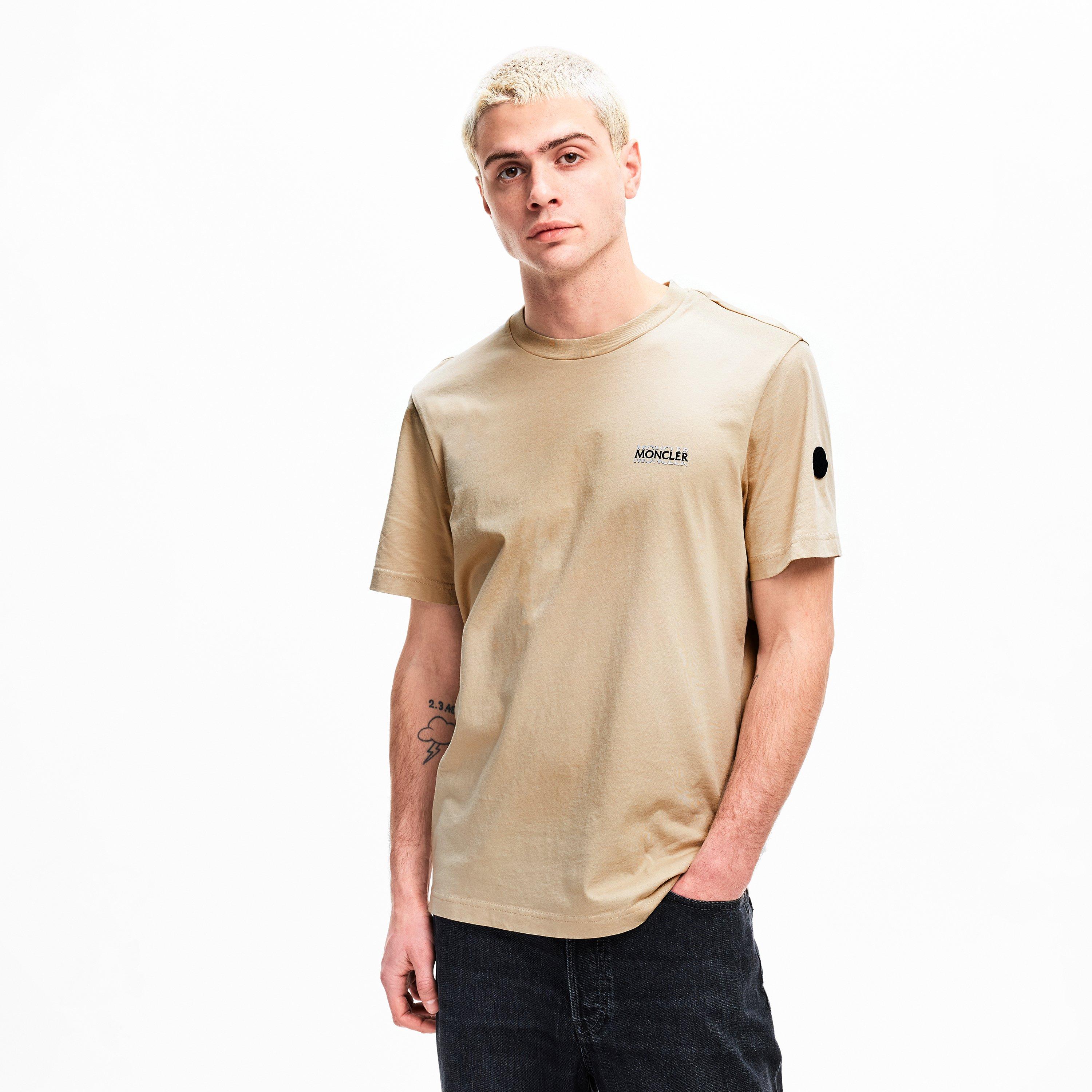 Beige 216 - Moncler - Men's MB T-Shirt - 3