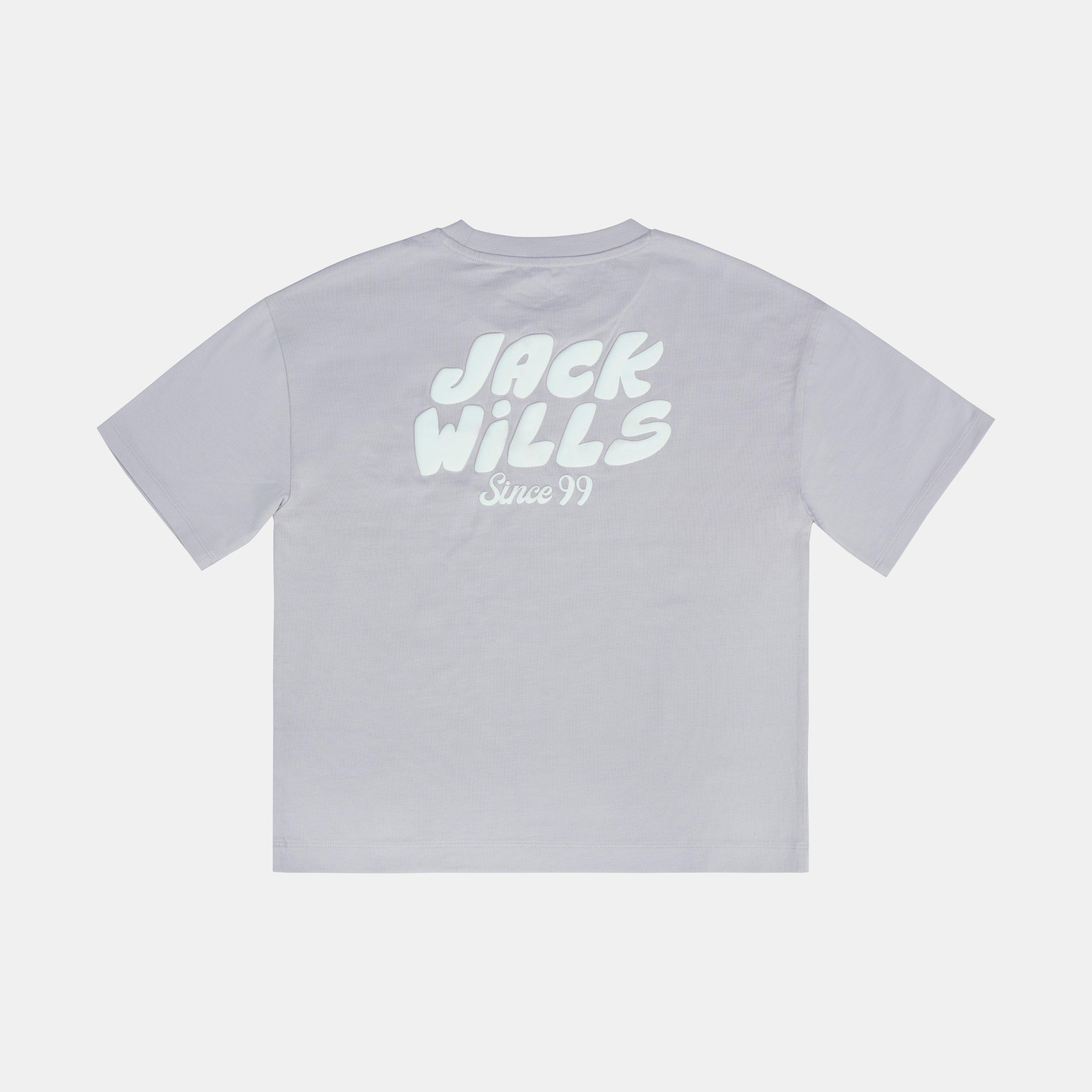 Lilac - Jack Wills - Kids' Cotton Short Sleeve Crew Neck T-Shirt - 2