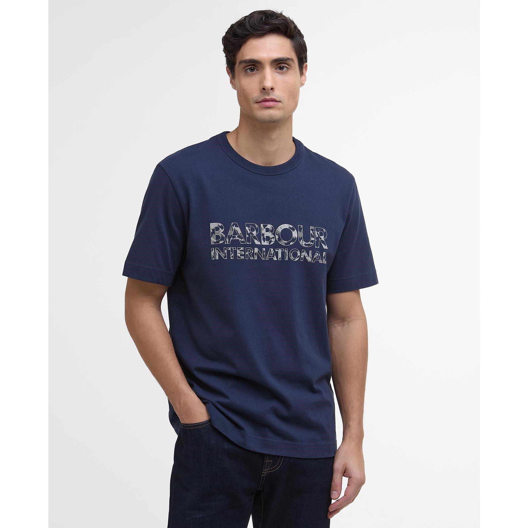 Navy NY92 - Barbour International - Men's B.Intense Bento Regular Fit T-Shirt - 2