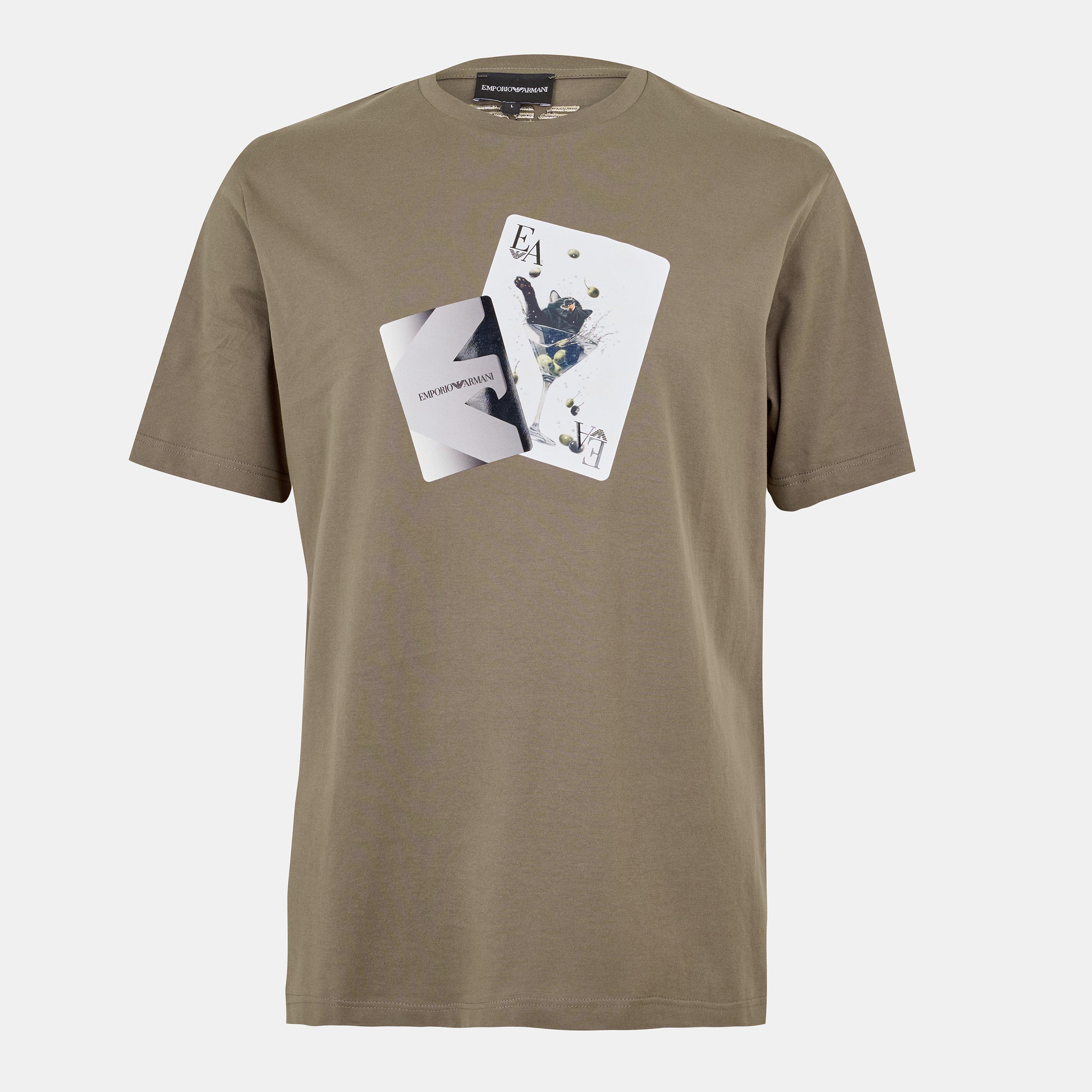 Emporio Armani Men's Crocodile U7001 T-Shirt - M