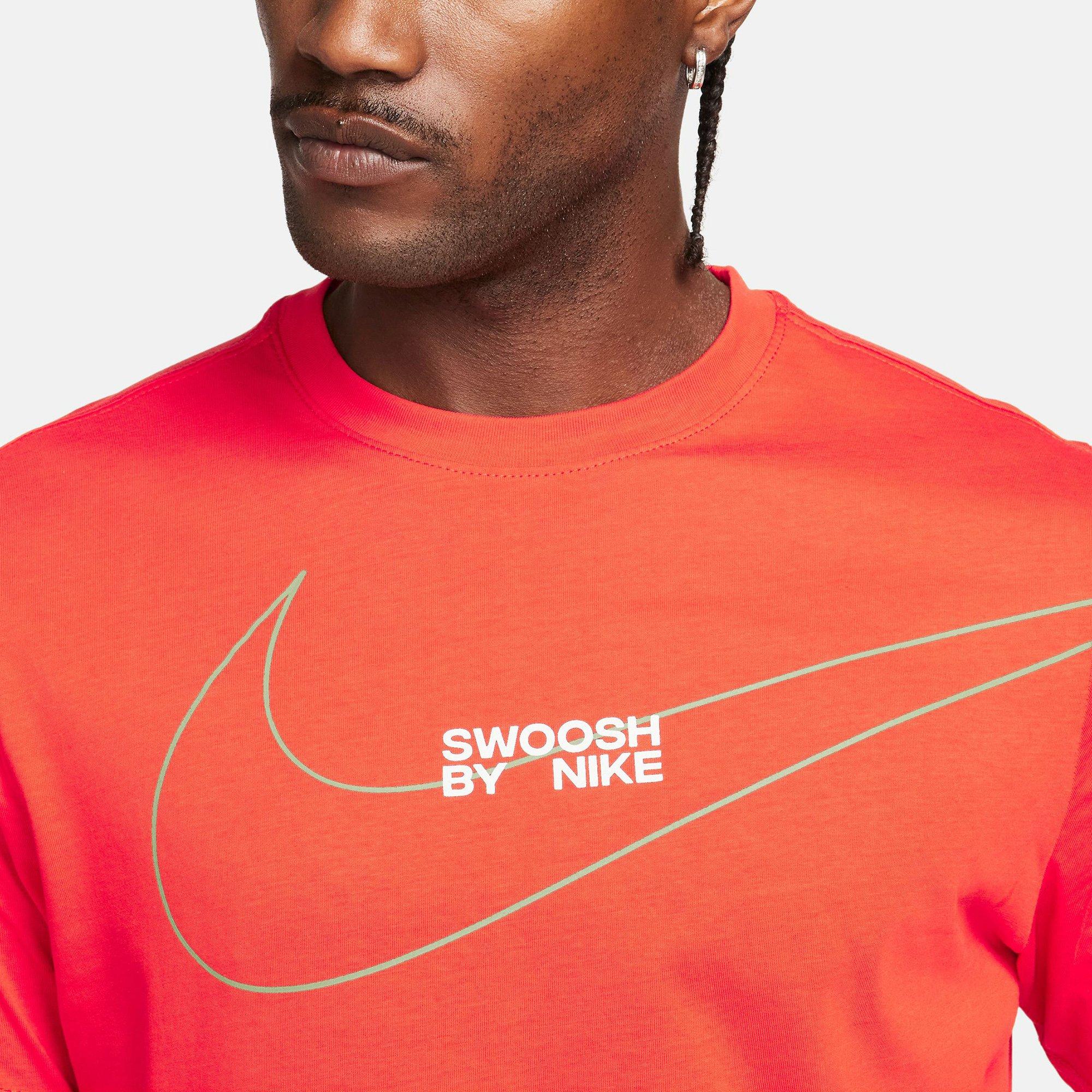 Picante Red - Nike - Sportswear Swoosh Mens T Shirt - 3