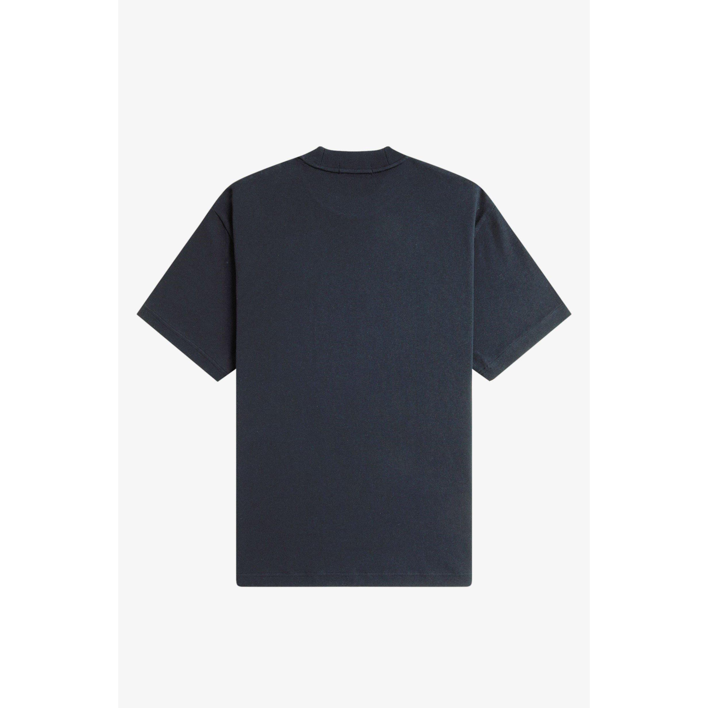 Navy 608 - Fred Perry - Men's Badge Regular Fit T-Shirt - 2