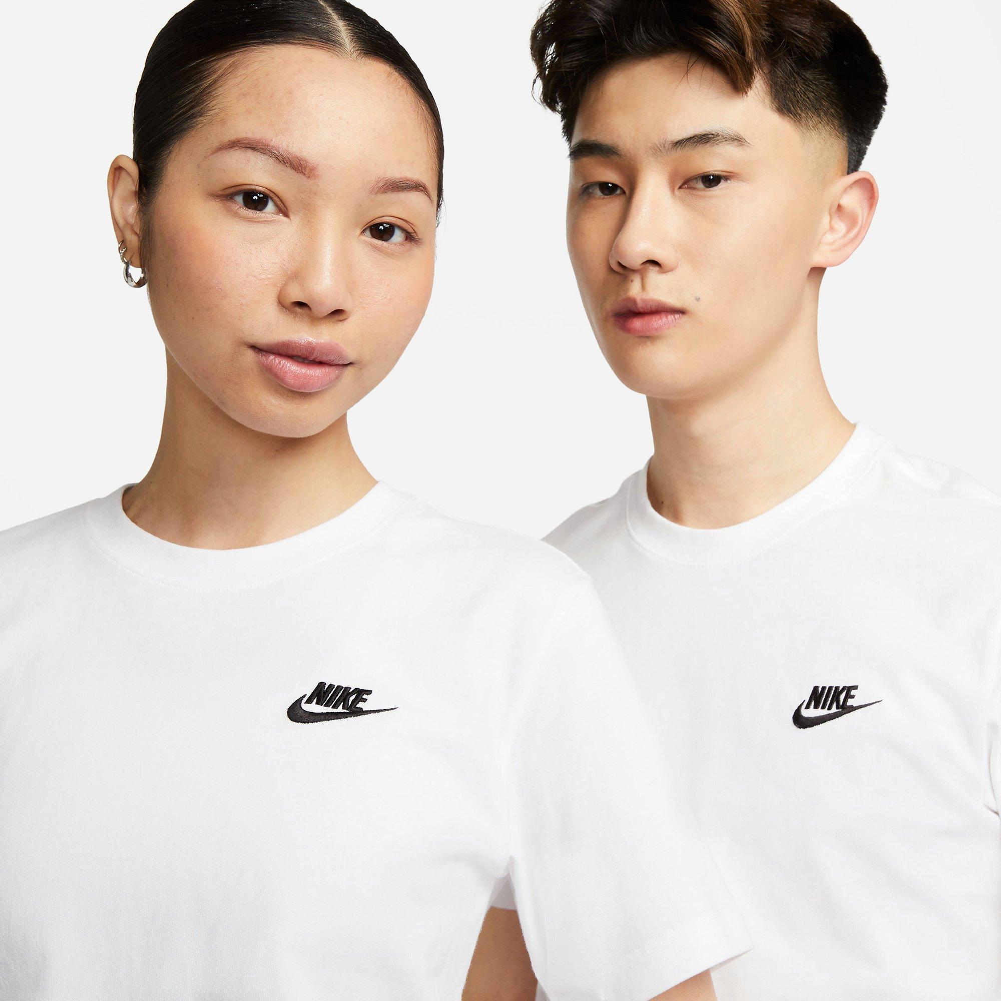 White/Black - Nike - Sportswear Club Mens T Shirt - 4