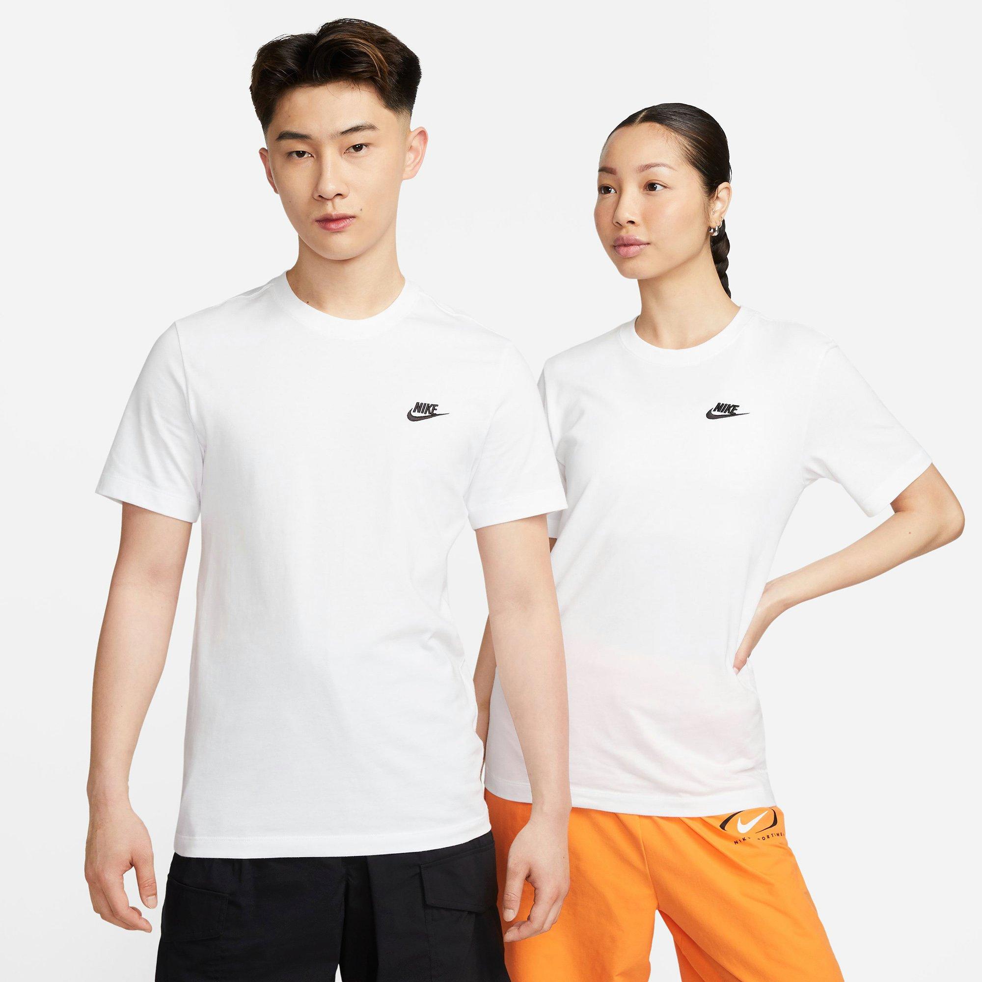 White/Black - Nike - Sportswear Club Mens T Shirt - 5