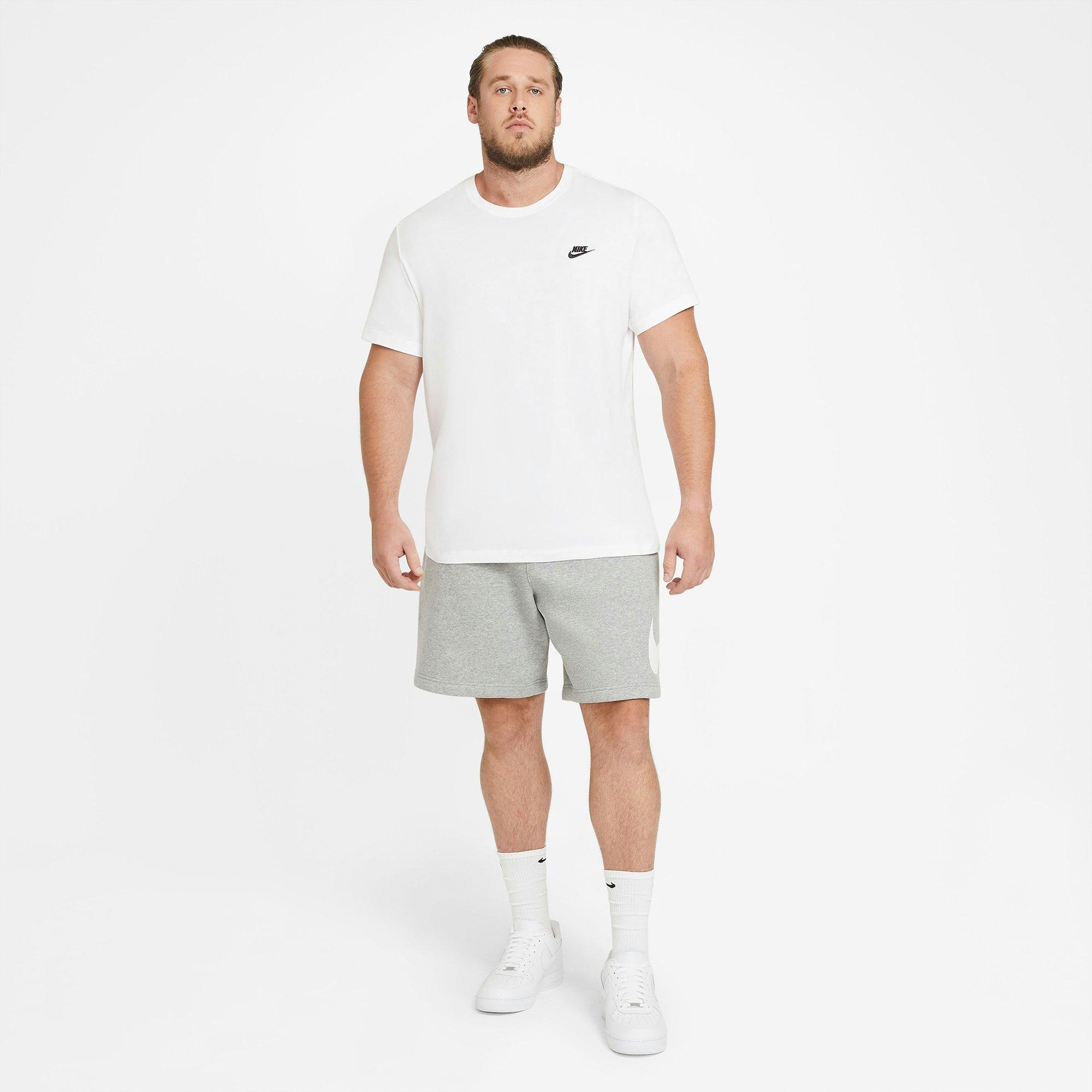 White/Black - Nike - Sportswear Club Mens T Shirt - 8