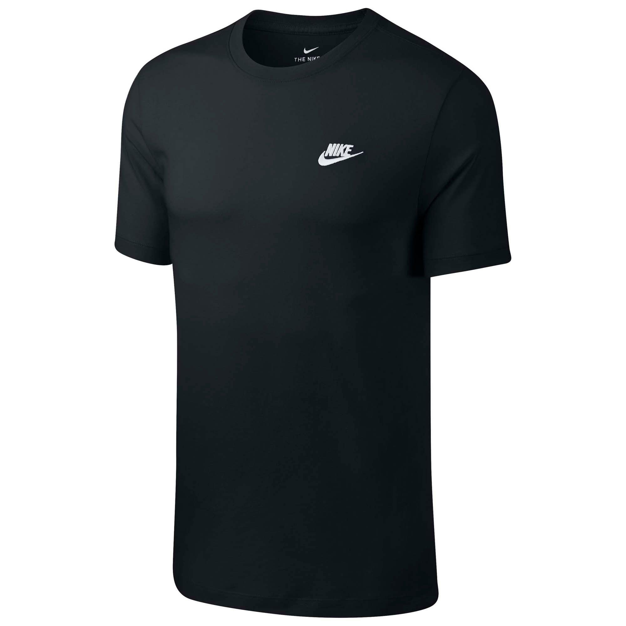 Black/White - Nike - Sportswear Club Mens T Shirt - 1