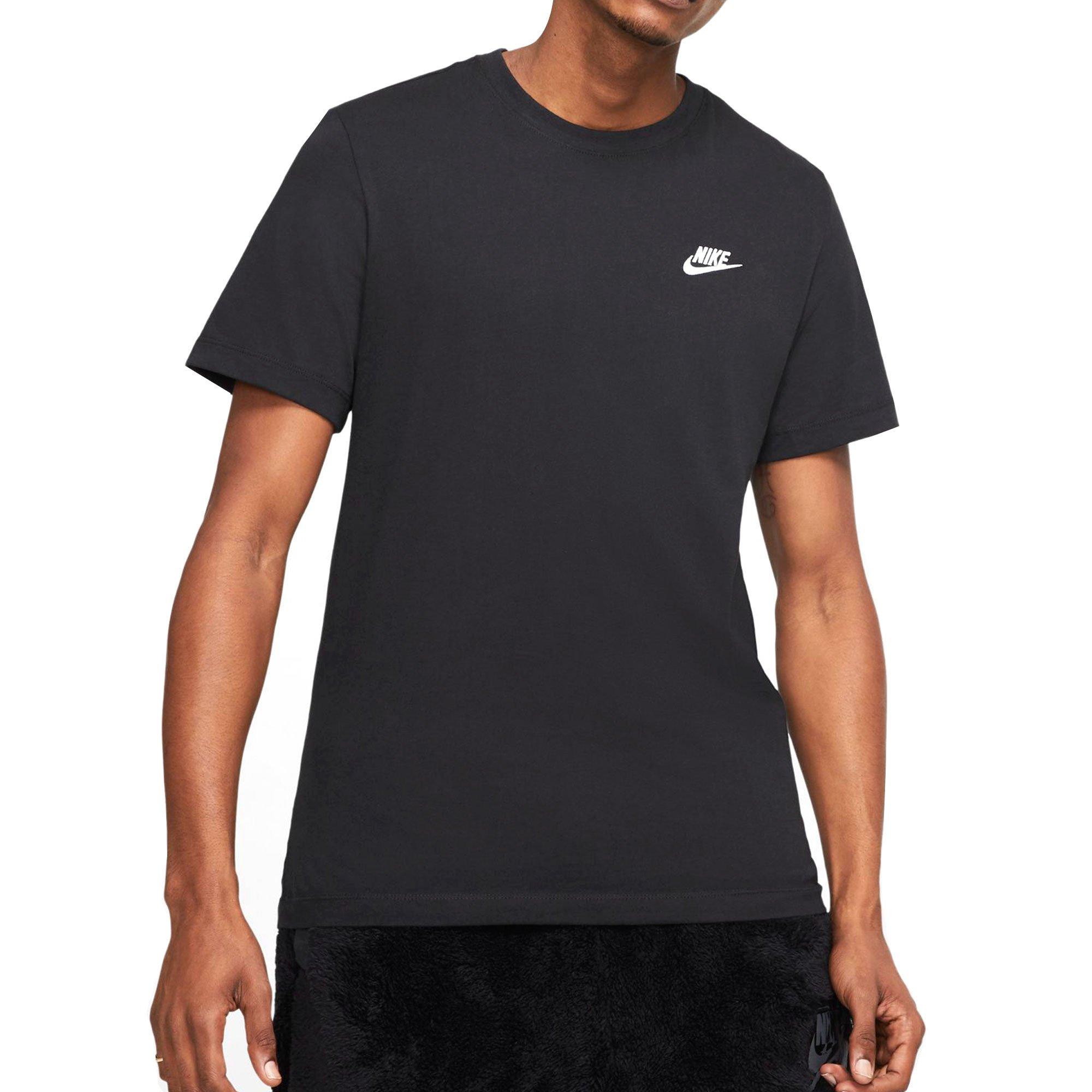 Black/White - Nike - Sportswear Club Mens T Shirt - 2