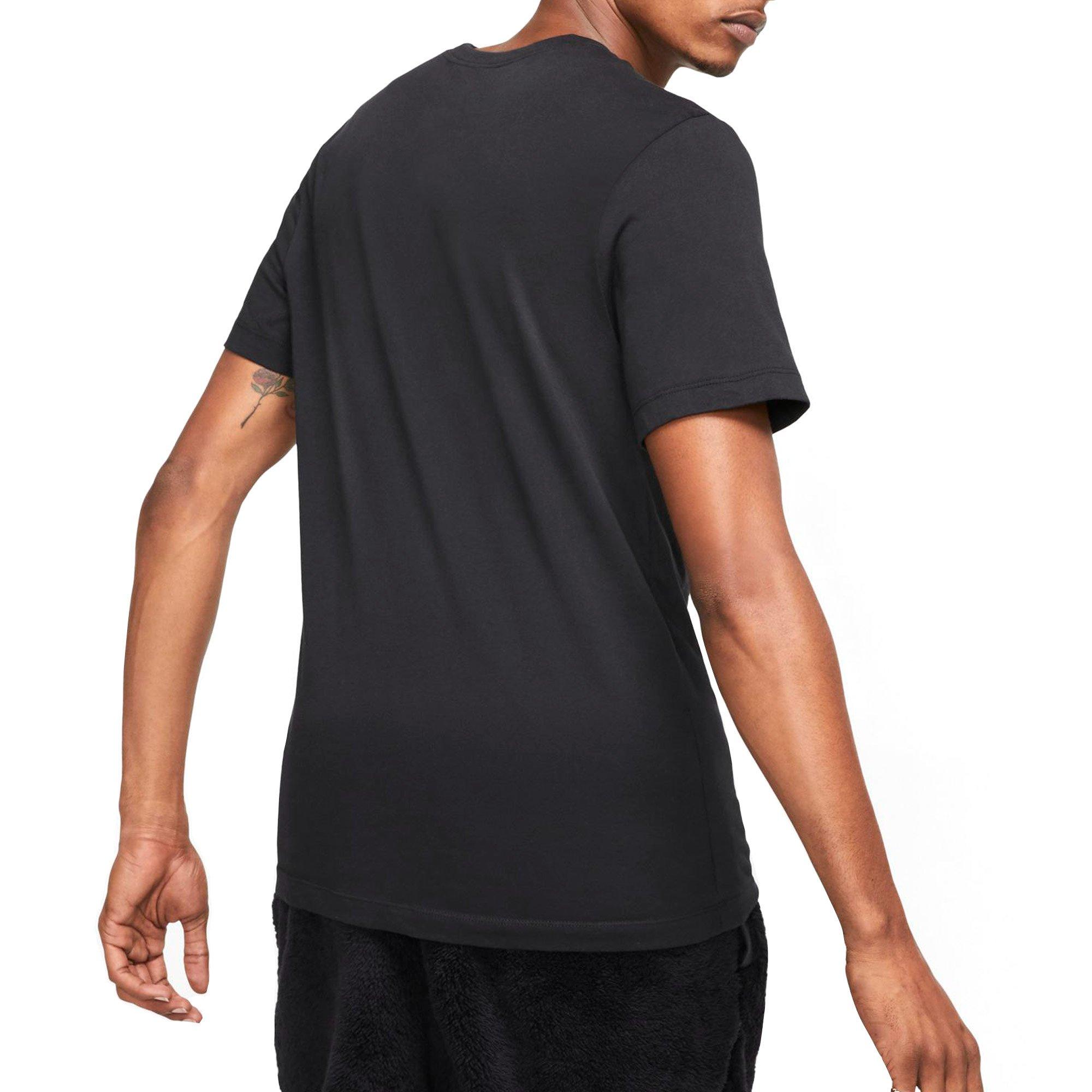 Black/White - Nike - Sportswear Club Mens T Shirt - 3