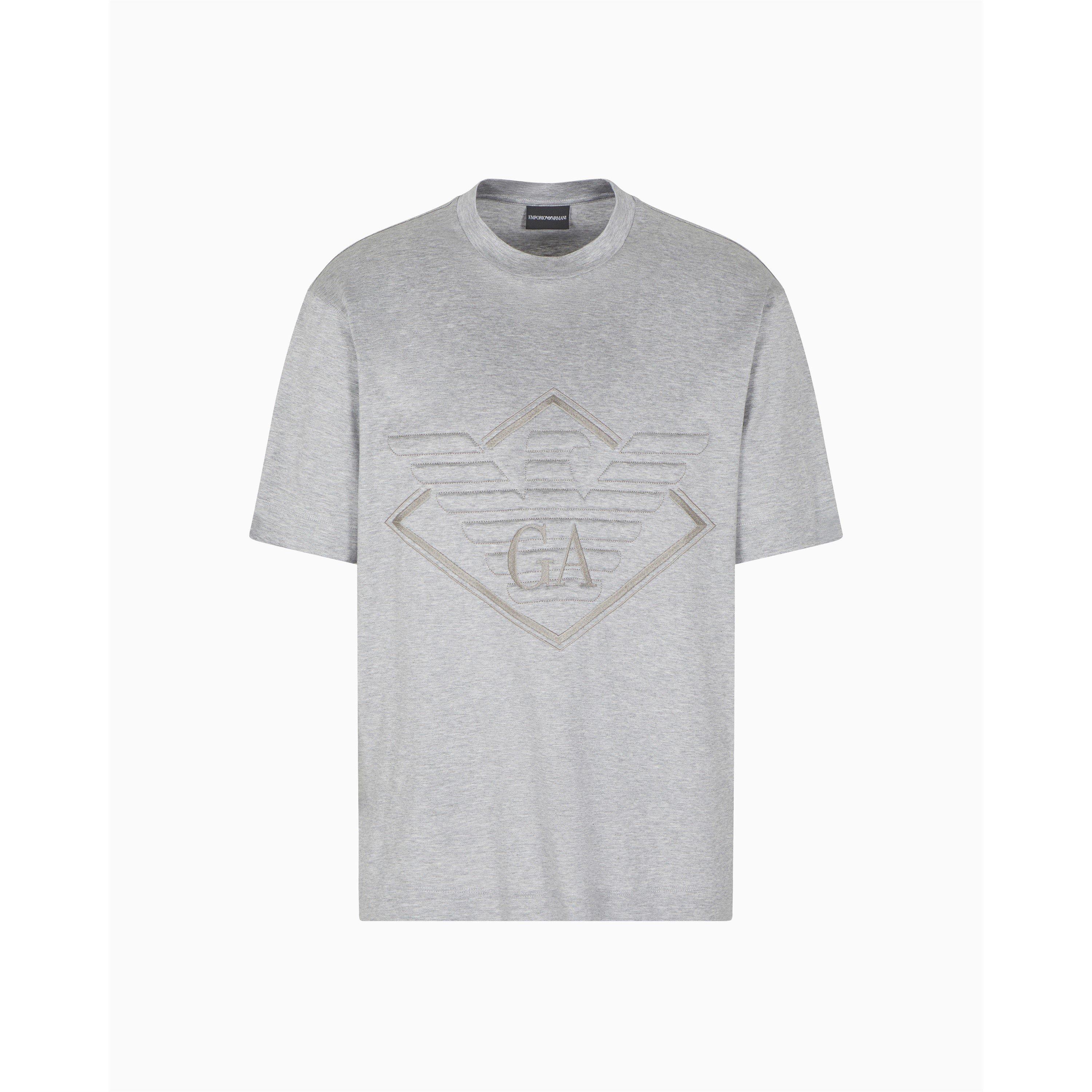 Light Gry O8005 - Emporio Armani - Men's Regular Fit T-Shirt - 1