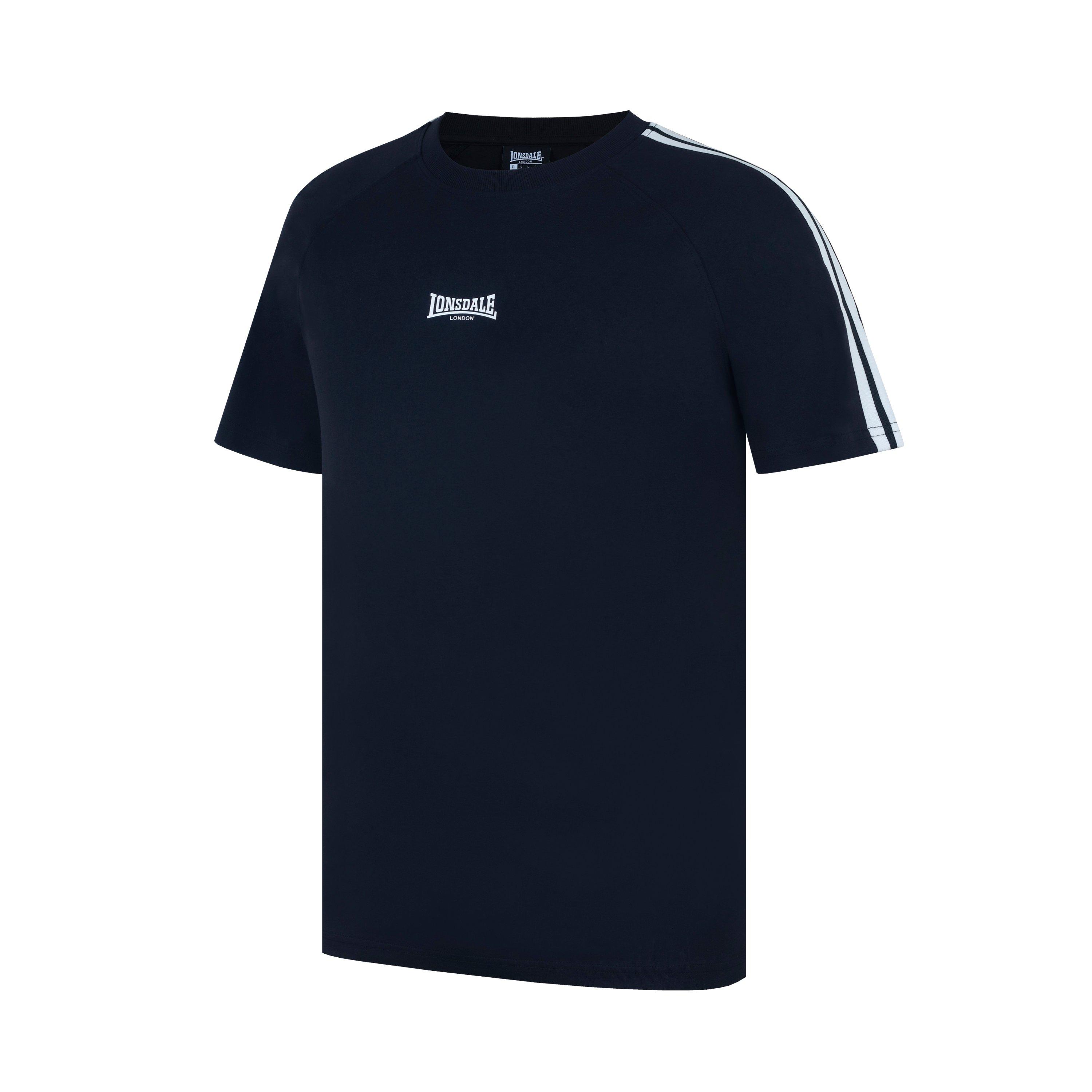 Zwart - Lonsdale - Regular Fit T-Shirt - 3