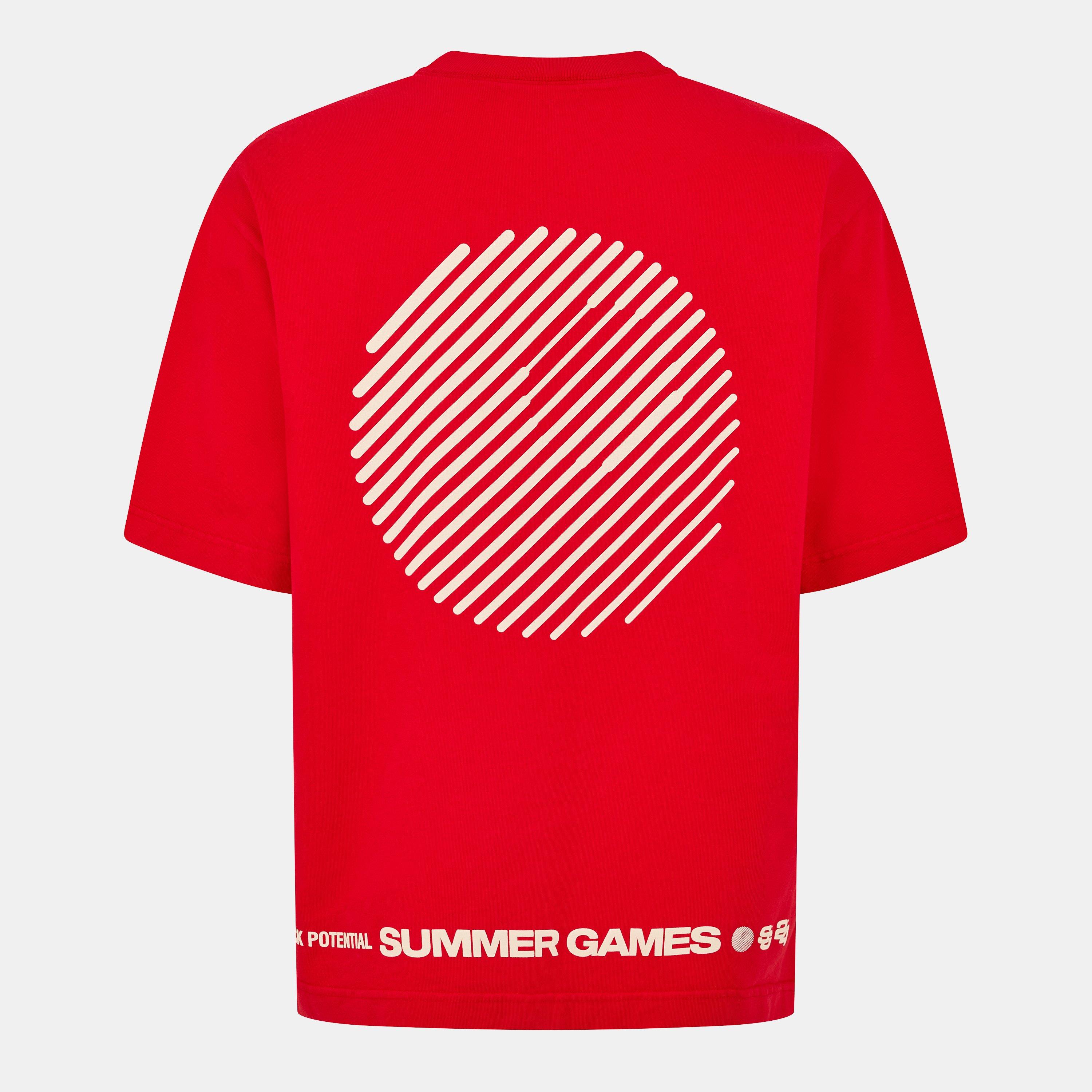 Sceptre Red - Summer Games - Men's Oversized T-Shirt - 2