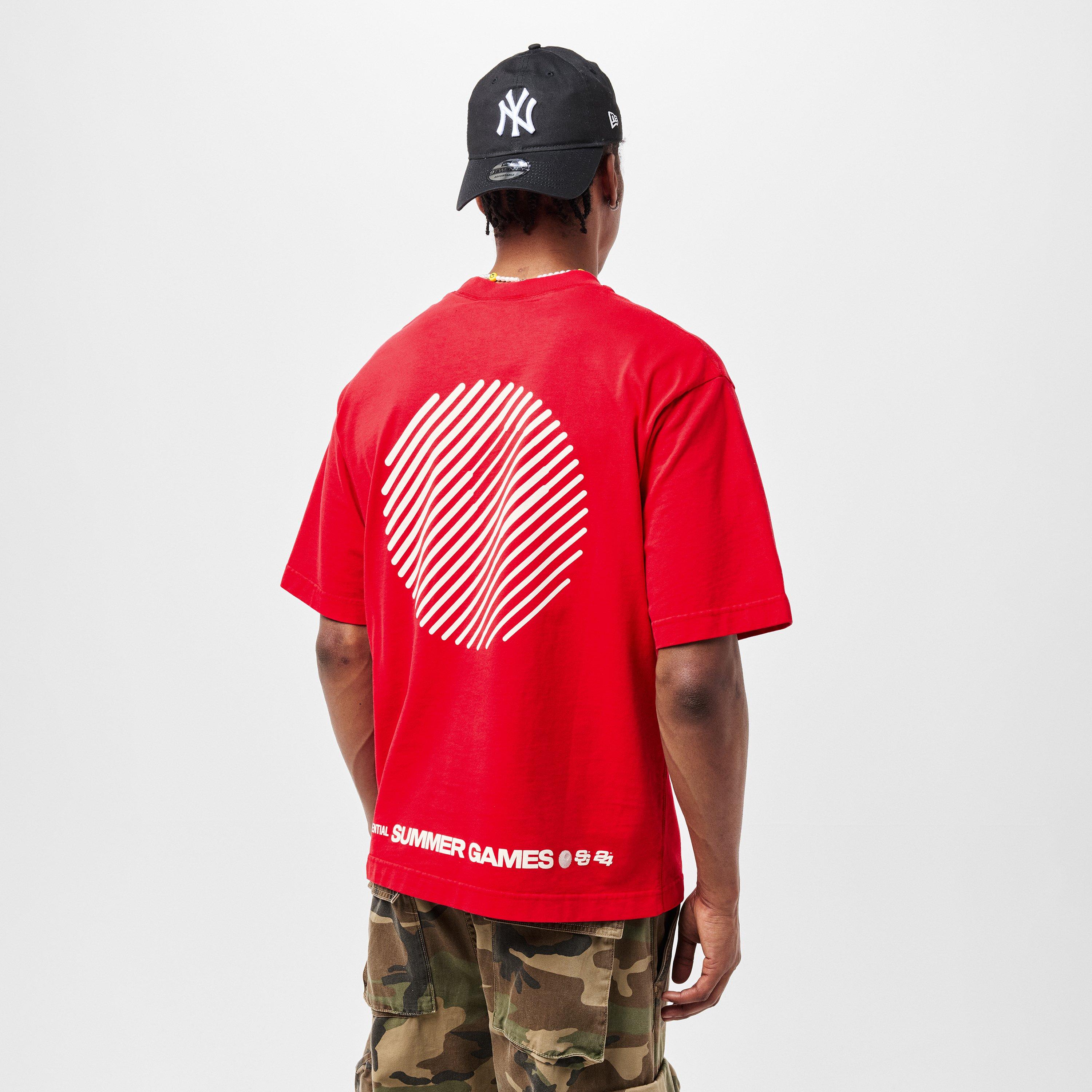 Sceptre Red - Summer Games - Men's Oversized T-Shirt - 4