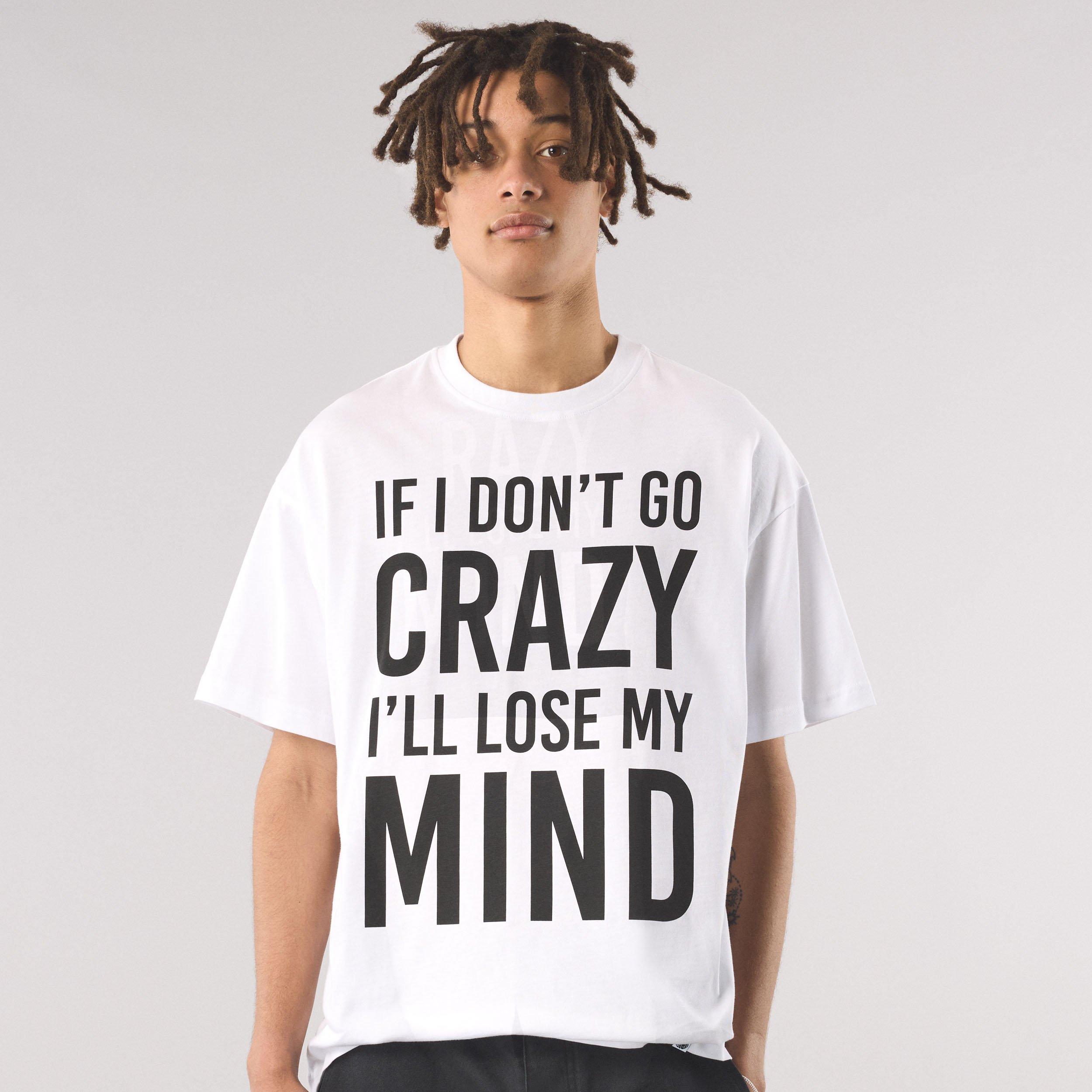 White - Pretty Green - Men's Don't Go Crazy Regular Fit T-Shirt - 2