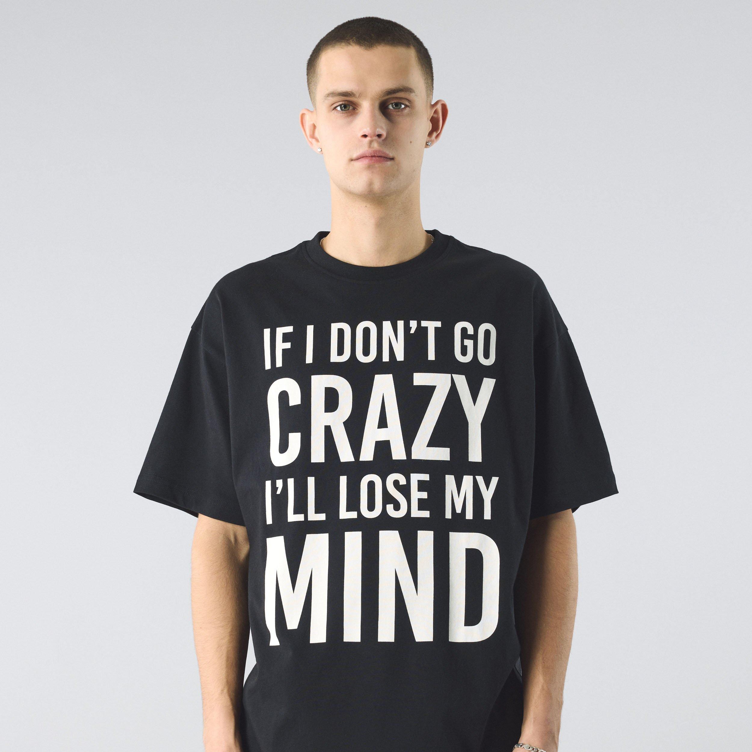 Zwart - Pretty Green - Men's Don't Go Crazy Regular Fit T-Shirt - 2