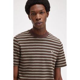 Fred Perry Jacquard T Shirt